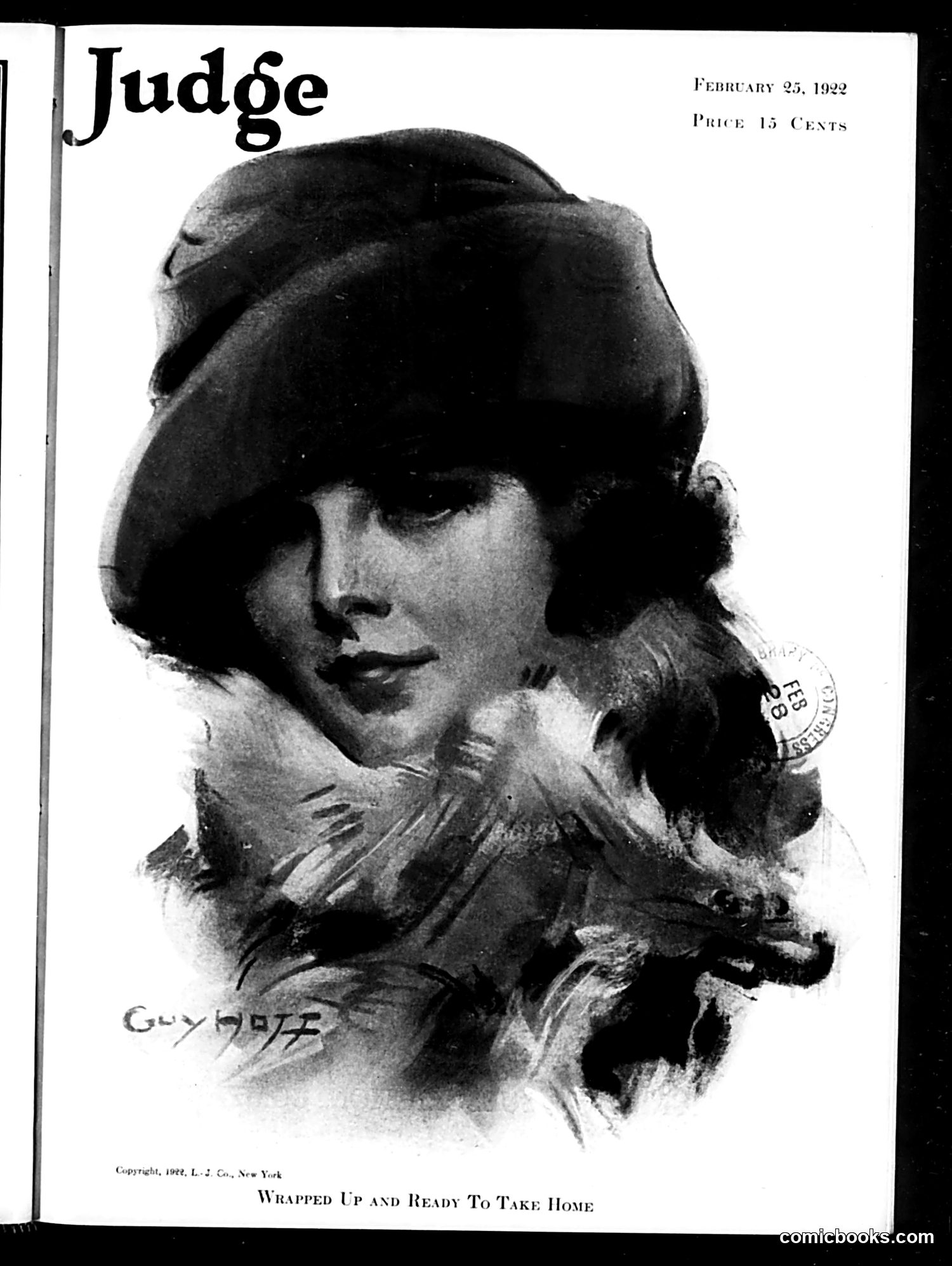 Judge — February 25, 1922 — page 1: Judge, 1922-02-25