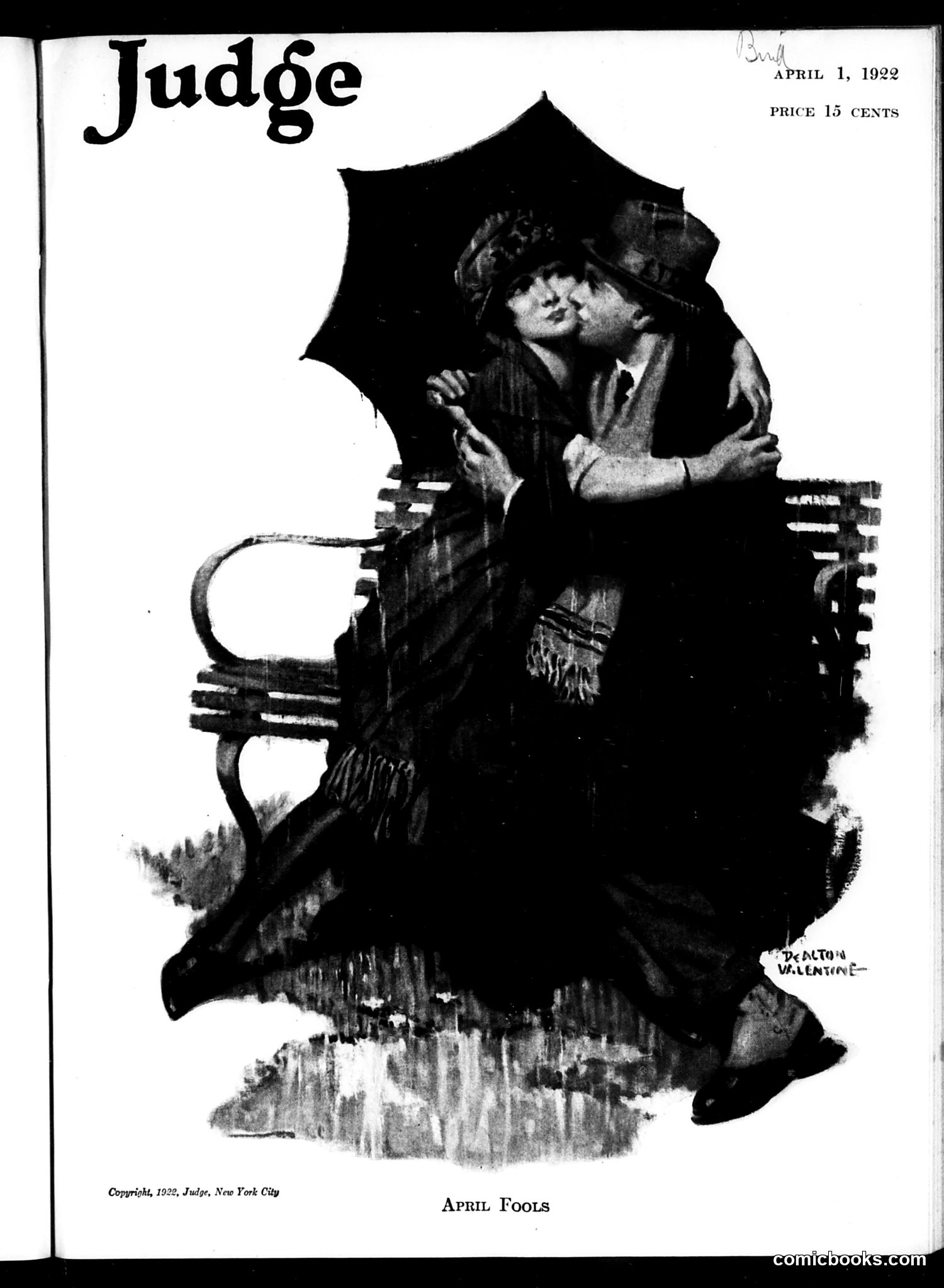 Judge — April 1, 1922 — page 1: Judge, 1922-04-01