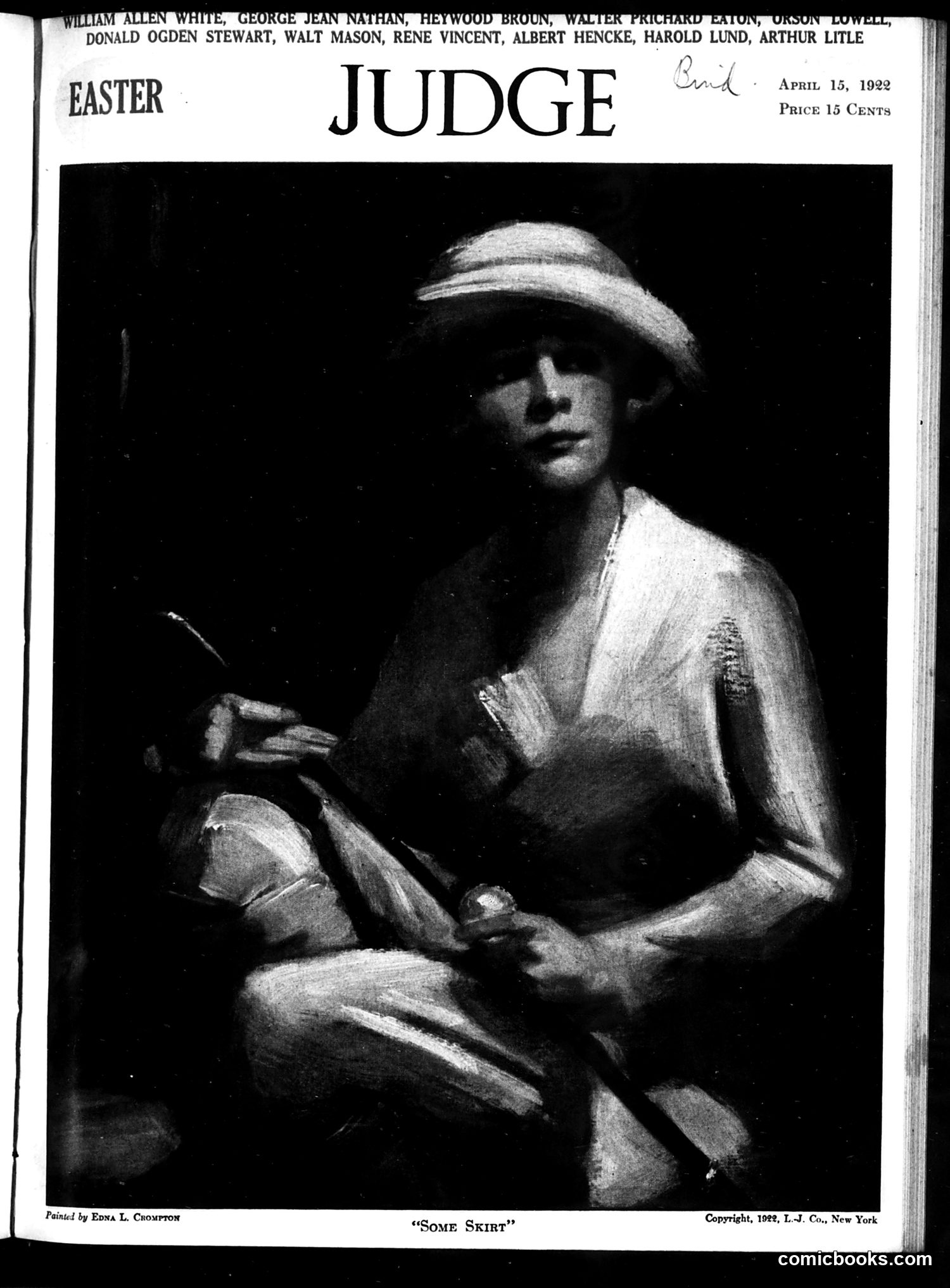 Judge — April 15, 1922 — page 1: Judge, 1922-04-15