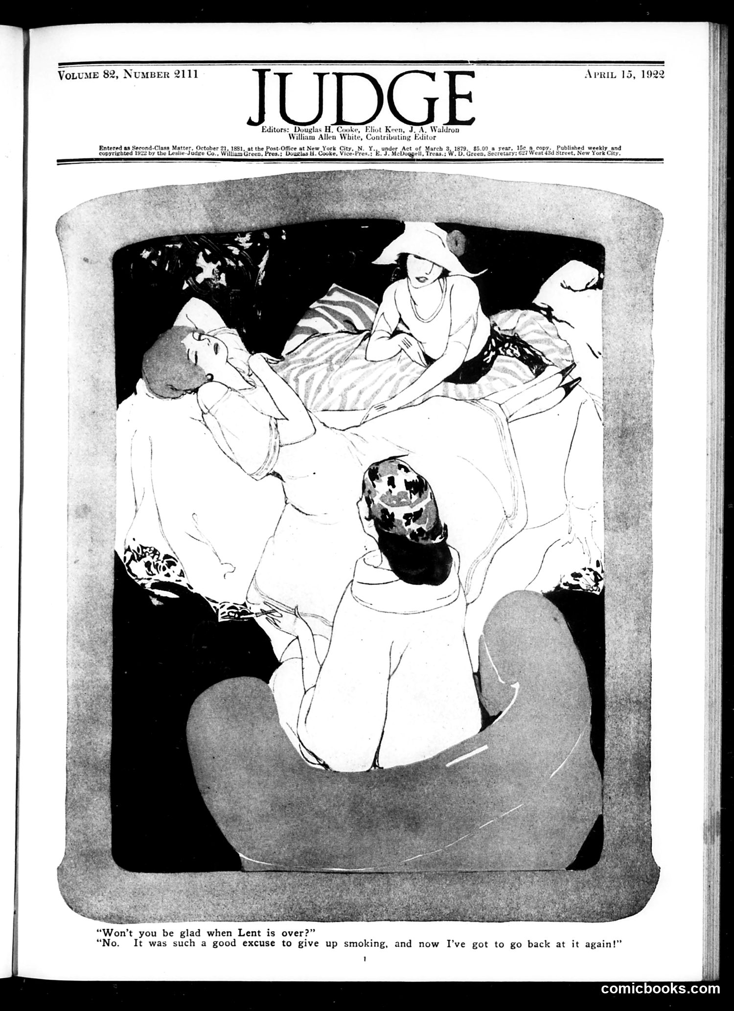 Judge — April 15, 1922 — page 3: Judge, 1922-04-15