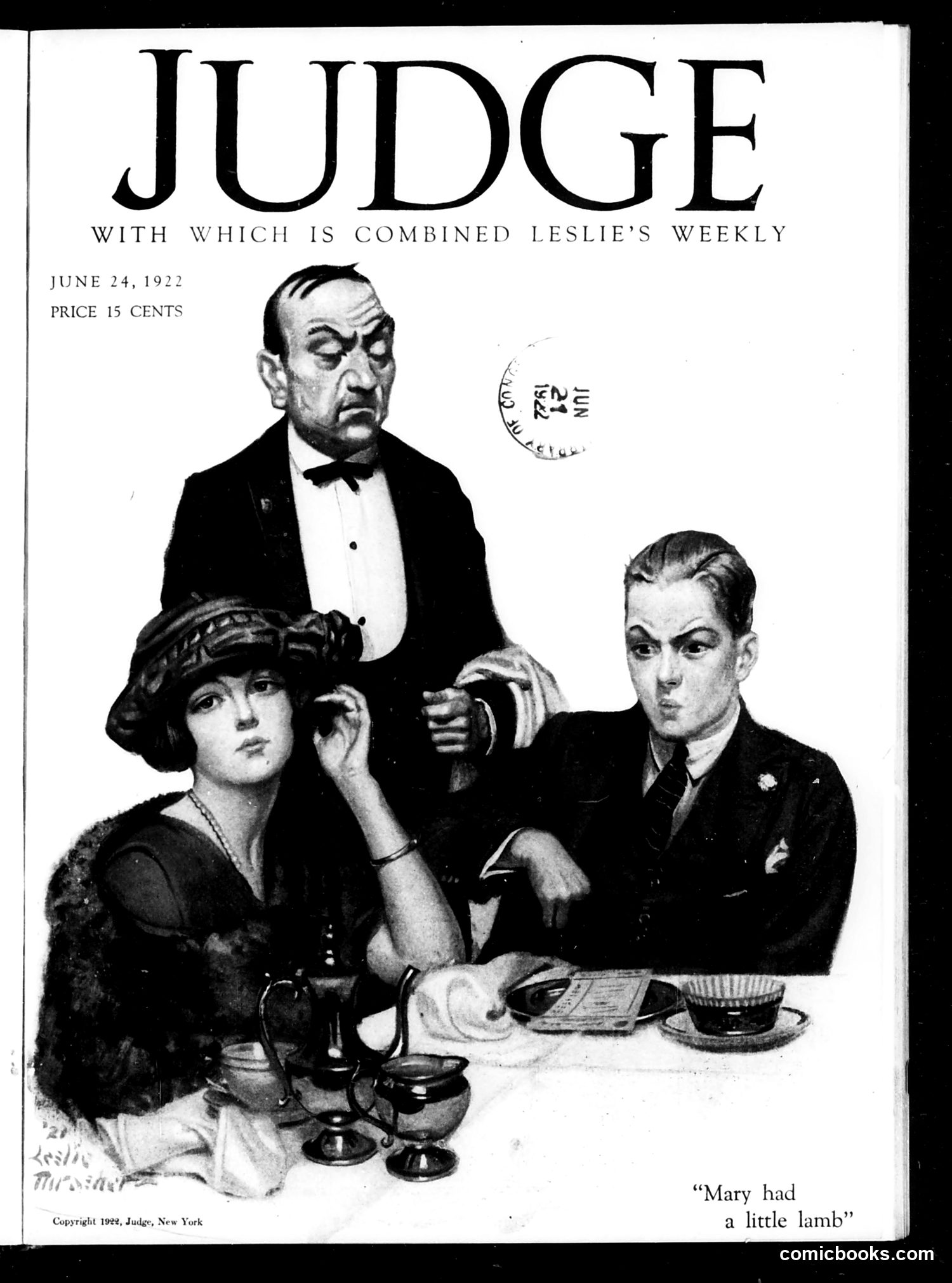 Judge — June 24, 1922 — page 1: Judge, 1922-06-24