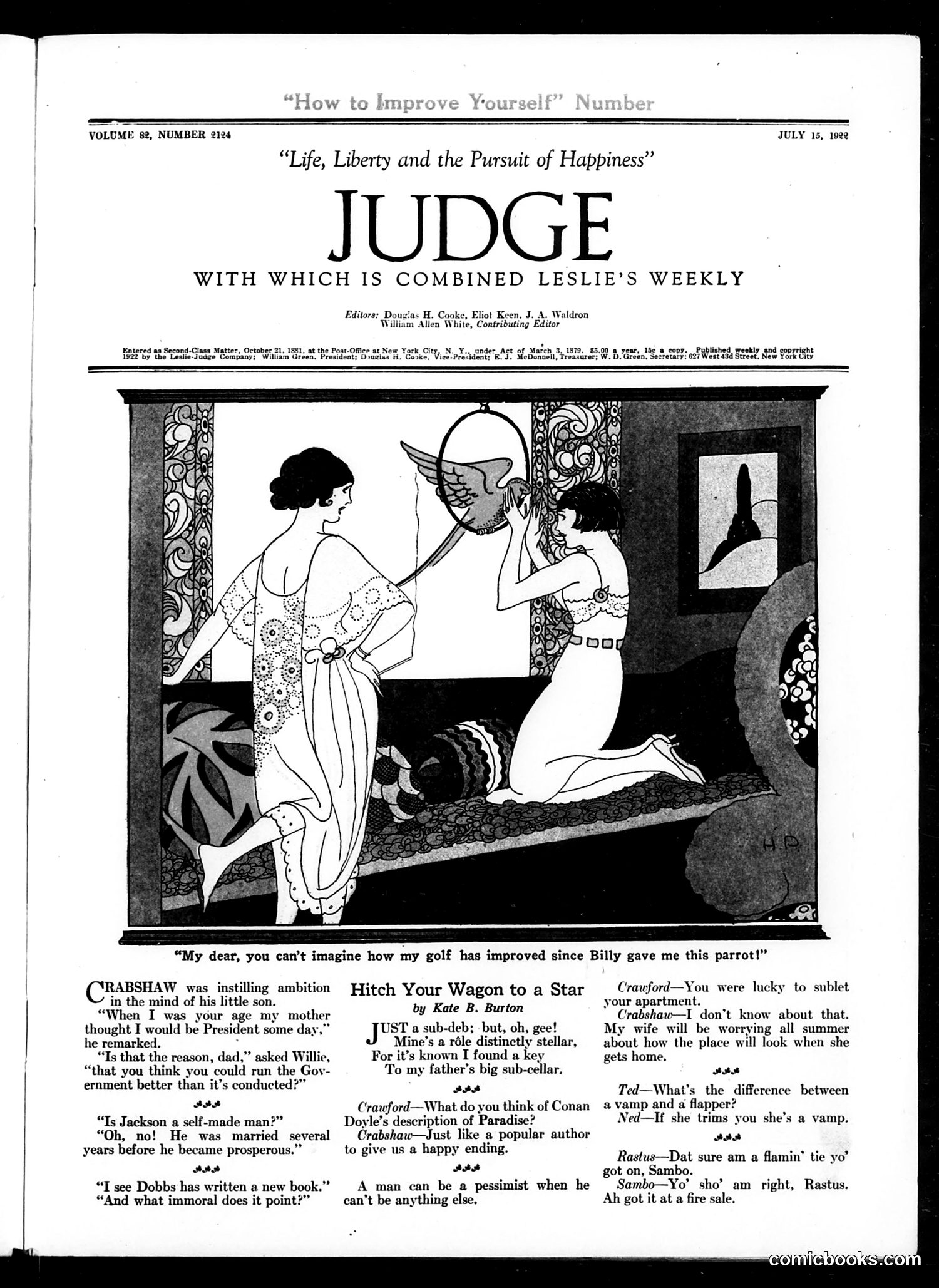 Judge — July 15, 1922 — page 3: Judge, 1922-07-15