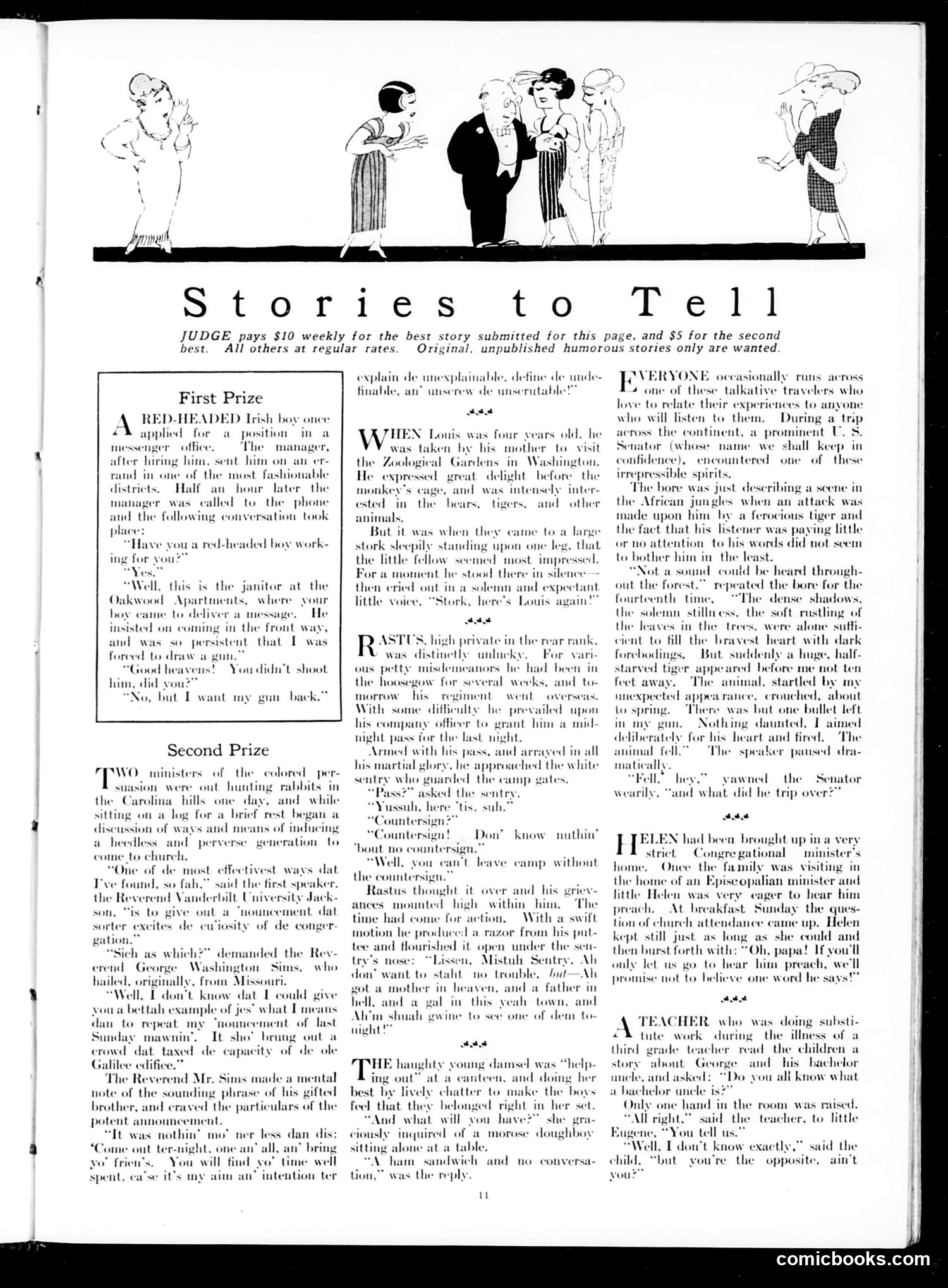 Judge — August 5, 1922 — page 13: Judge, 1922-08-05