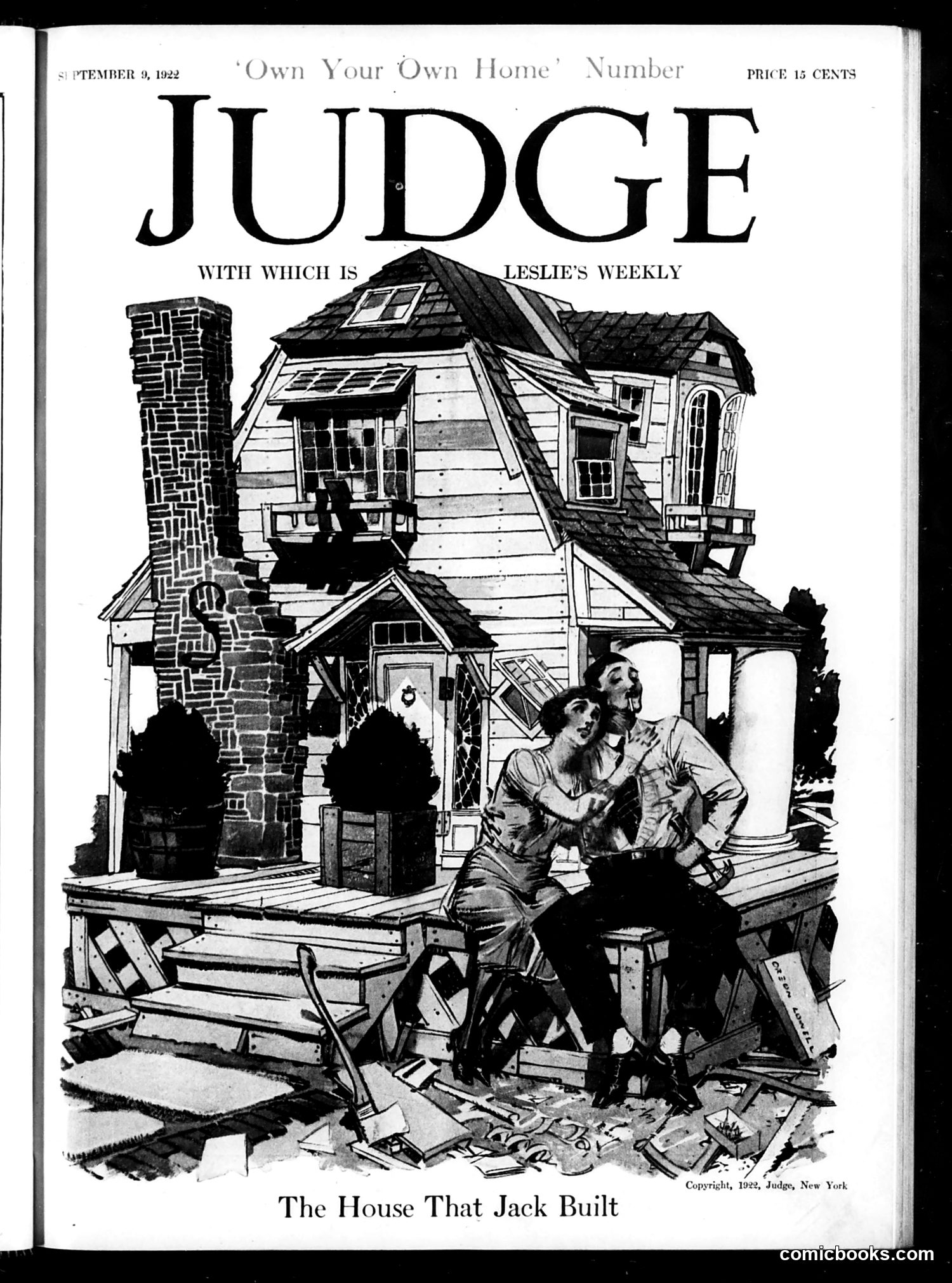 Judge — September 9, 1922 — page 1: Judge, 1922-09-09