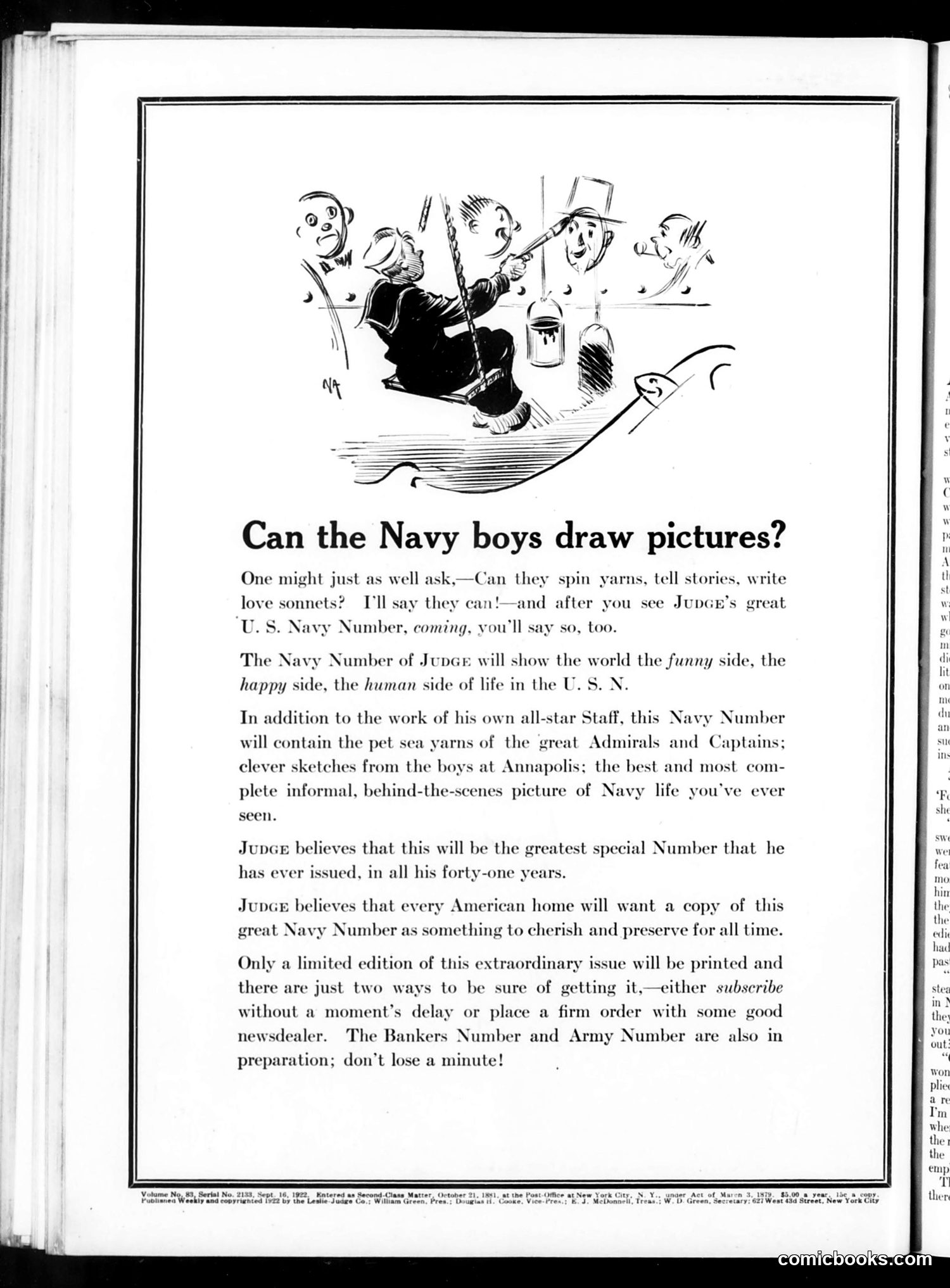 Judge — September 16, 1922 — page 2: Judge, 1922-09-16