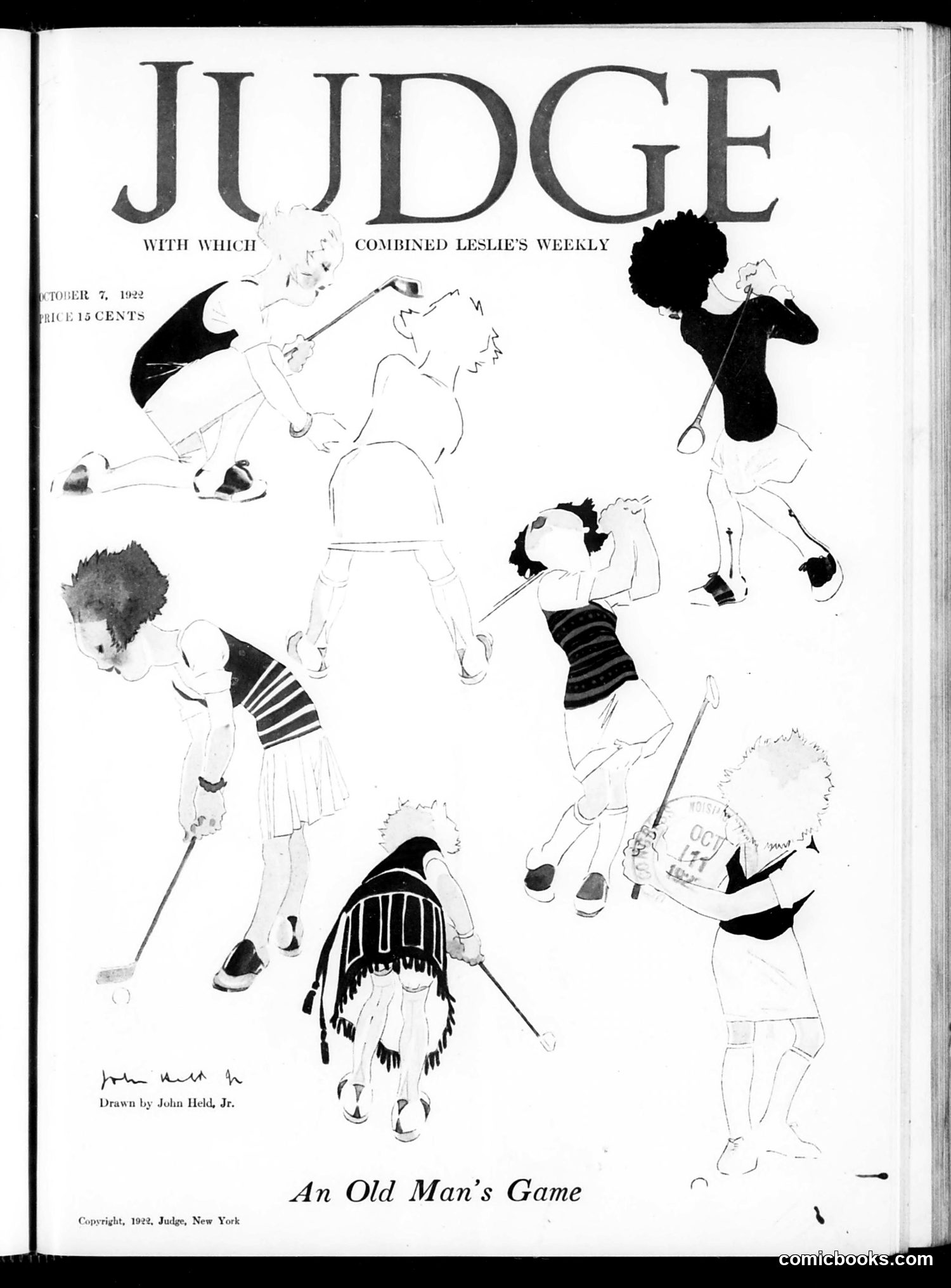 Judge — October 7, 1922 — page 1: Judge, 1922-10-07