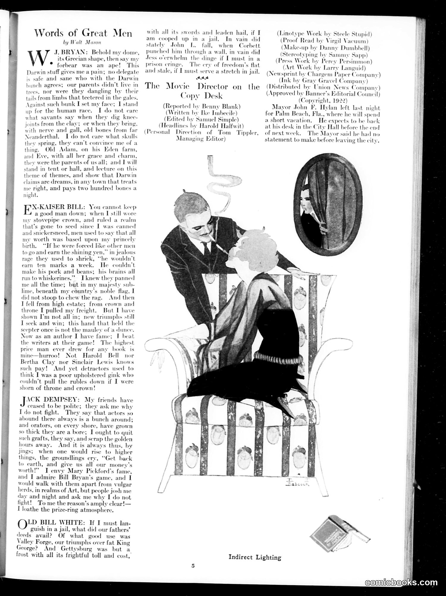 Judge — October 21, 1922 — page 7: Judge, 1922-10-21