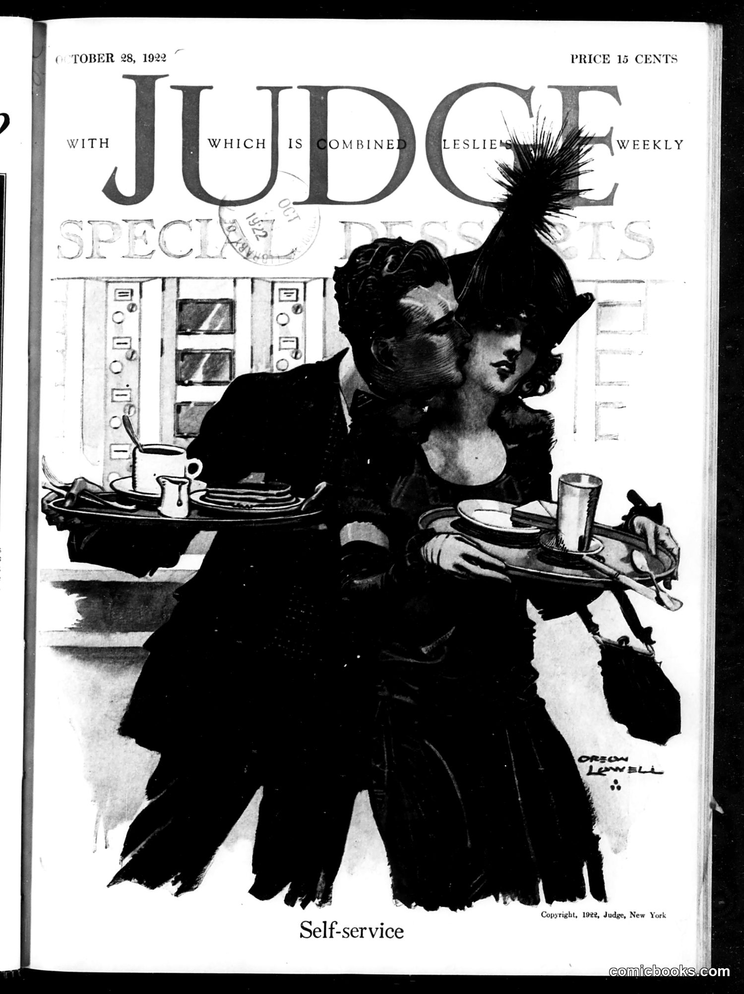 Judge — October 28, 1922 — page 1: Judge, 1922-10-28