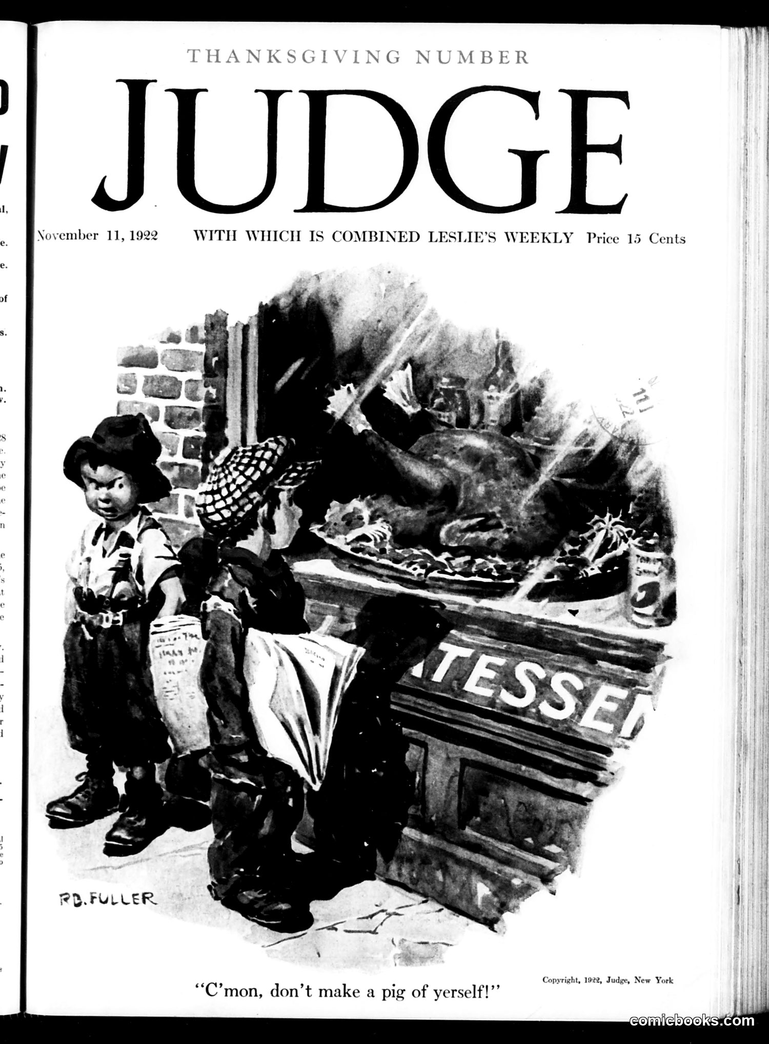 Judge — November 11, 1922 — page 1: Judge, 1922-11-11