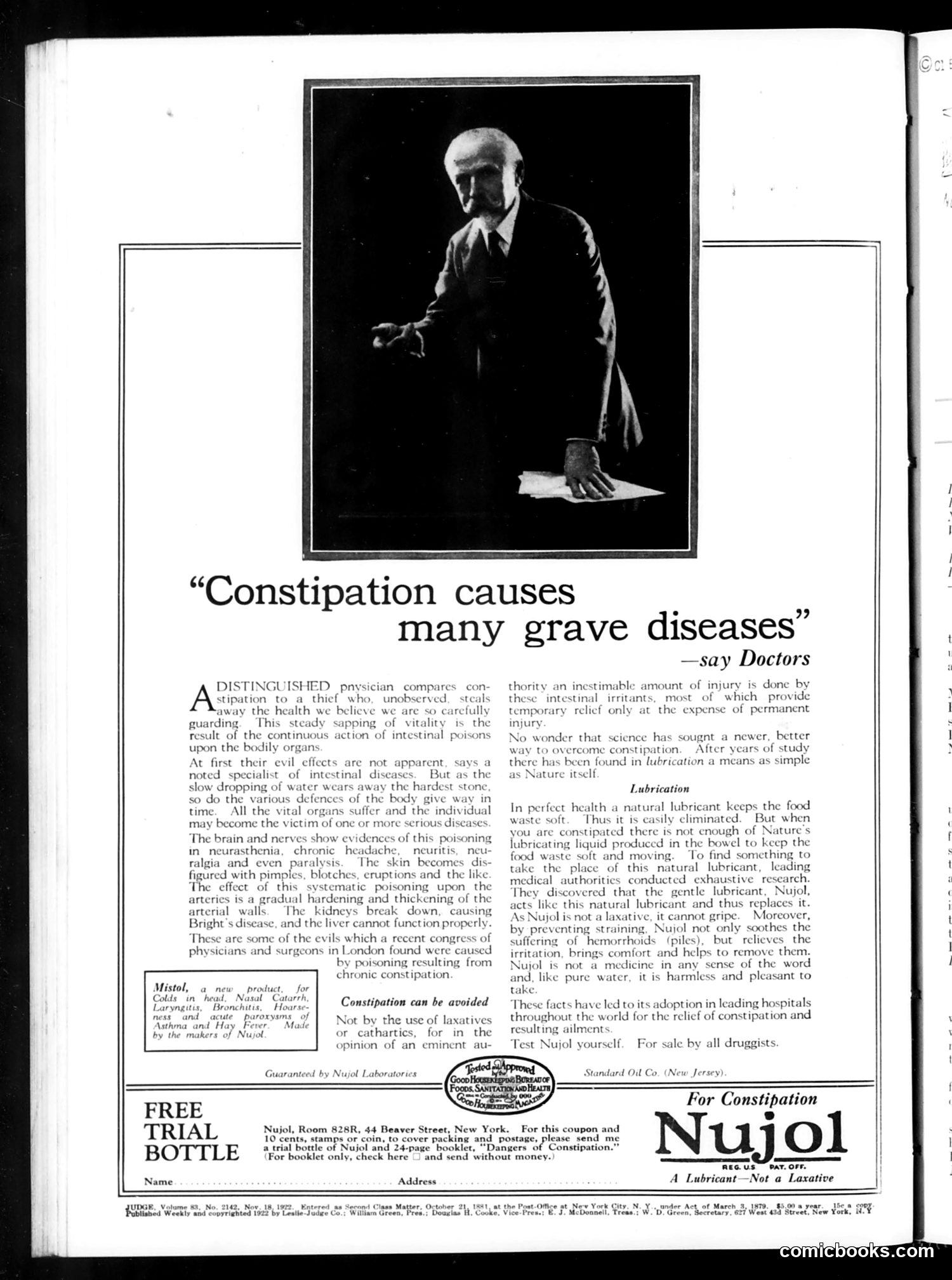 Judge — November 18, 1922 — page 2: Judge, 1922-11-18