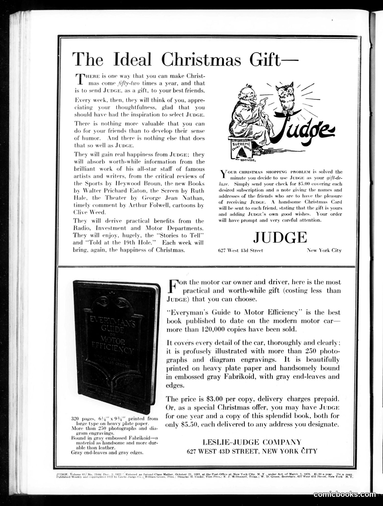 Judge — December 2, 1922 — page 2: Judge, 1922-12-02