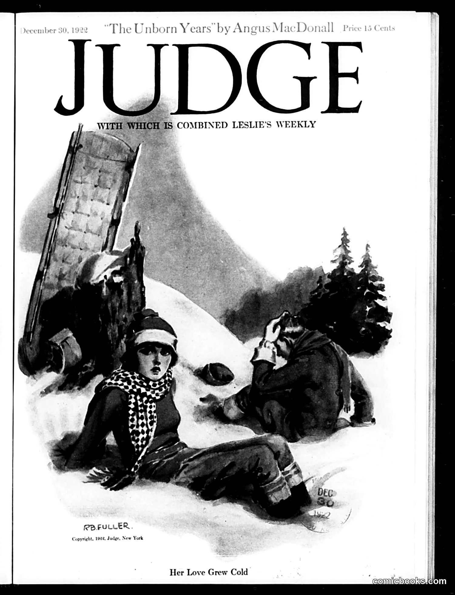 Judge — December 30, 1922 — page 1: Judge, 1922-12-30
