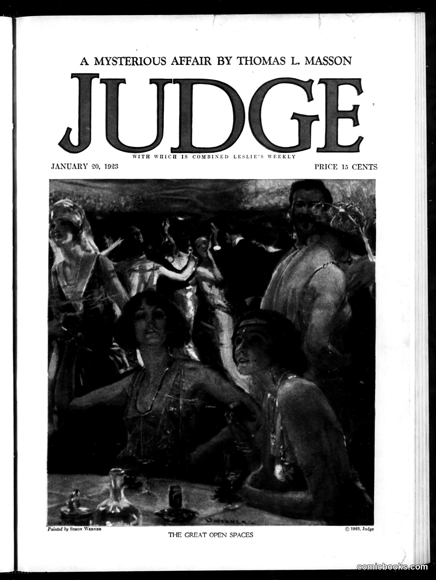 Judge — January 20, 1923 — page 1: Judge, 1923-01-20