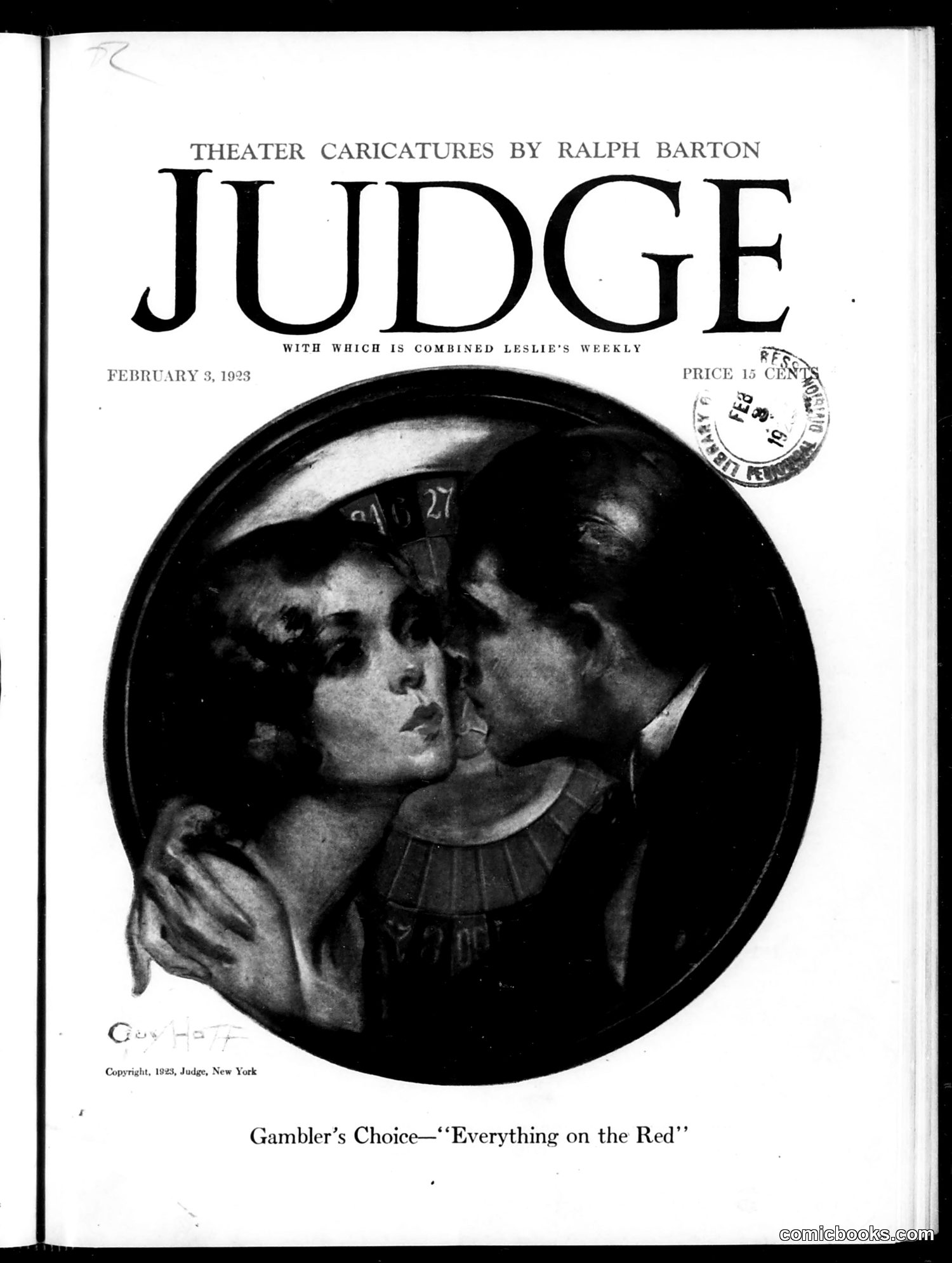 Judge — February 3, 1923 — page 1: Judge, 1923-02-03