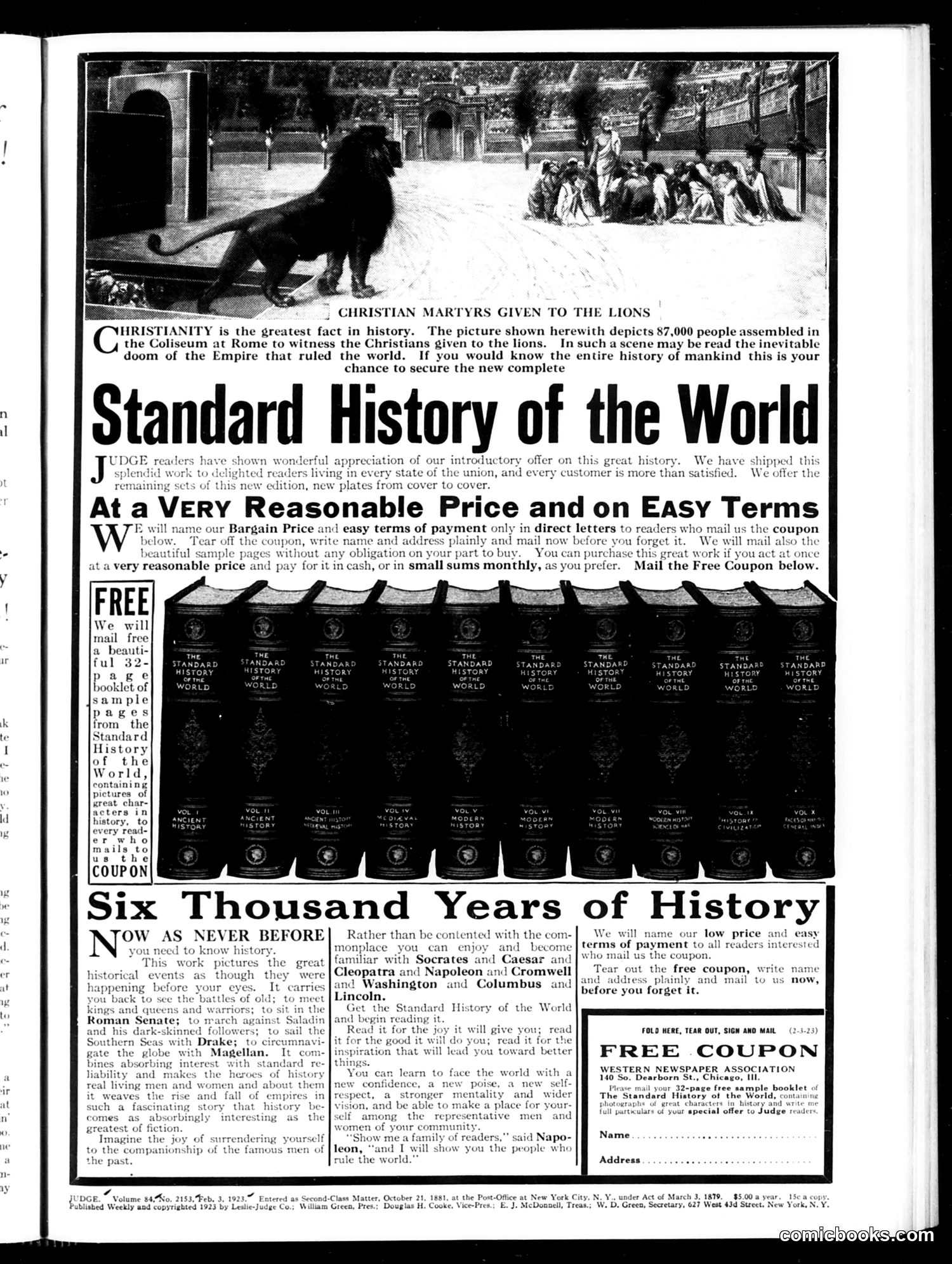 Judge — February 3, 1923 — page 3: Judge, 1923-02-03
