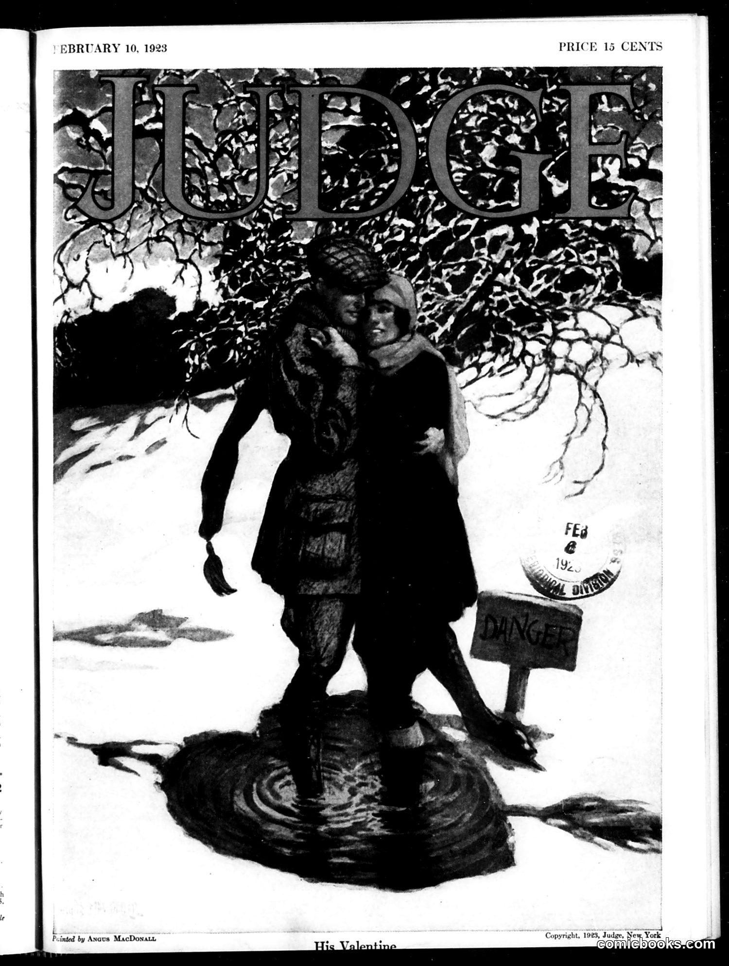 Judge — February 10, 1923 — page 1: Judge, 1923-02-10