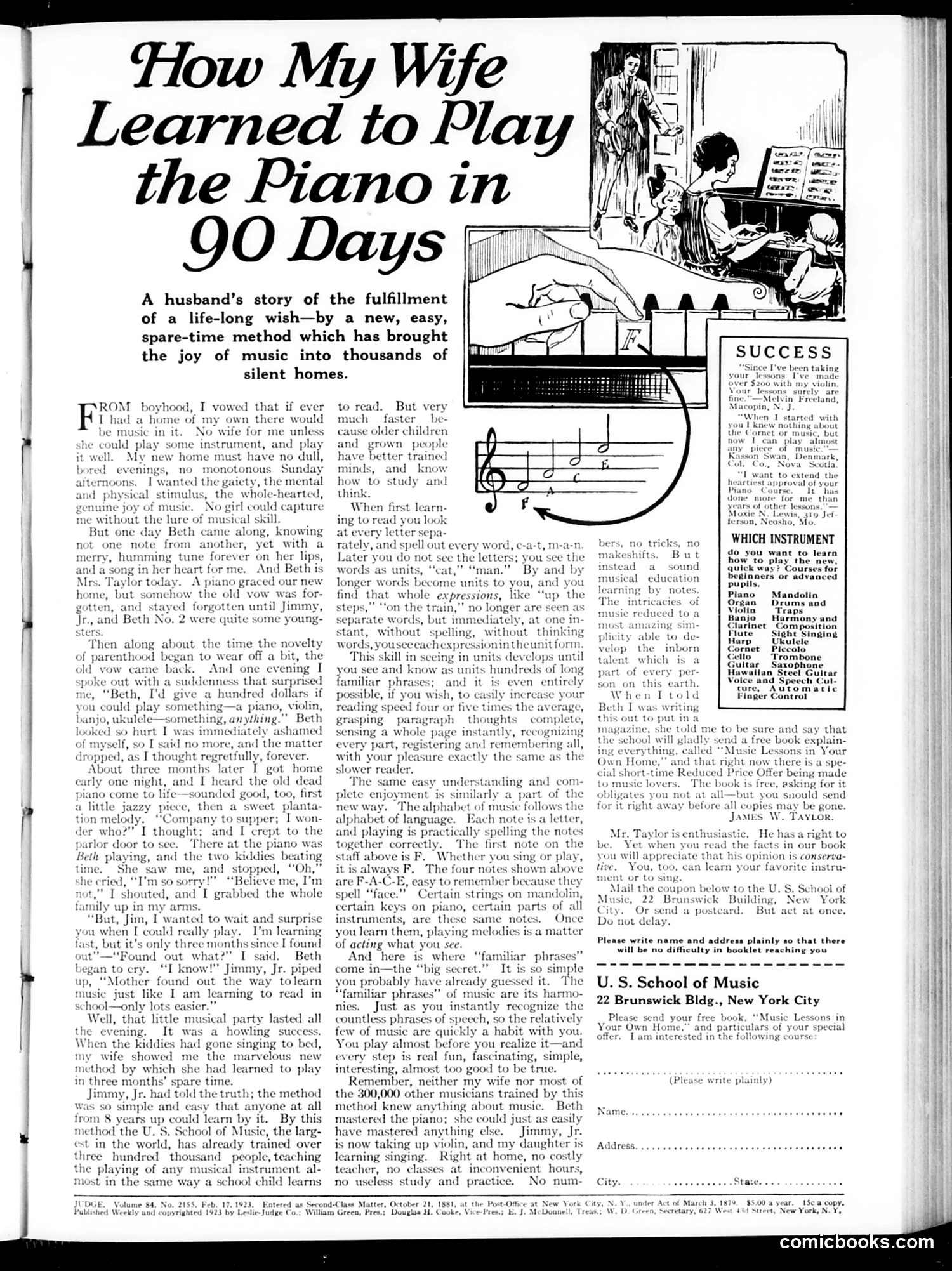 Judge — February 17, 1923 — page 3: Judge, 1923-02-17