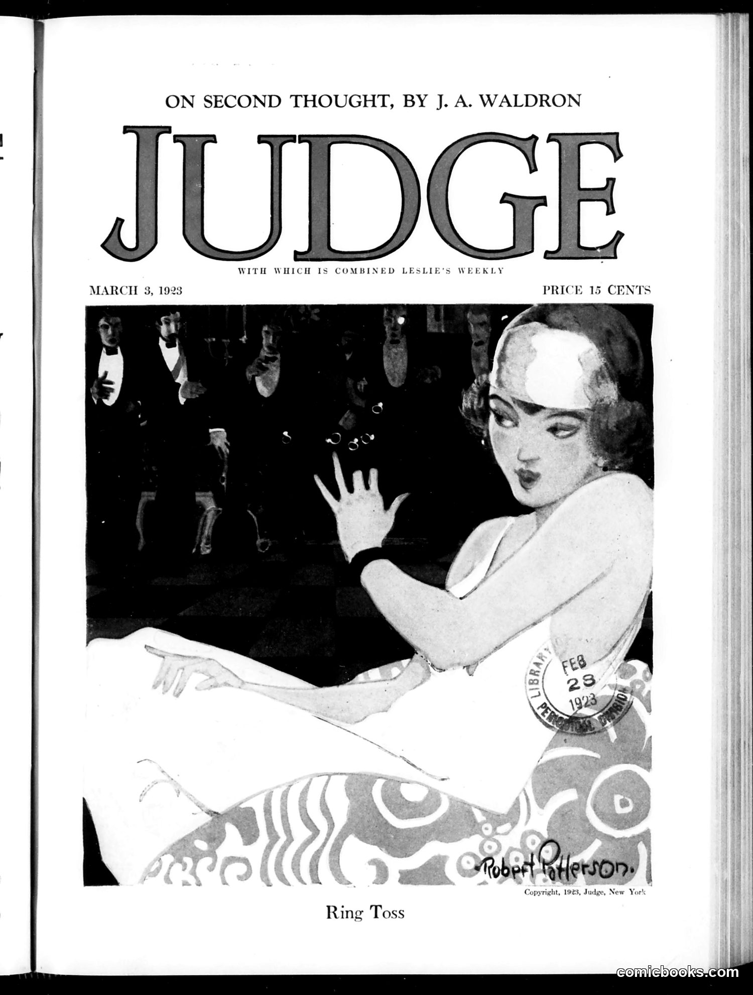 Judge — March 3, 1923 — page 1: Judge, 1923-03-03