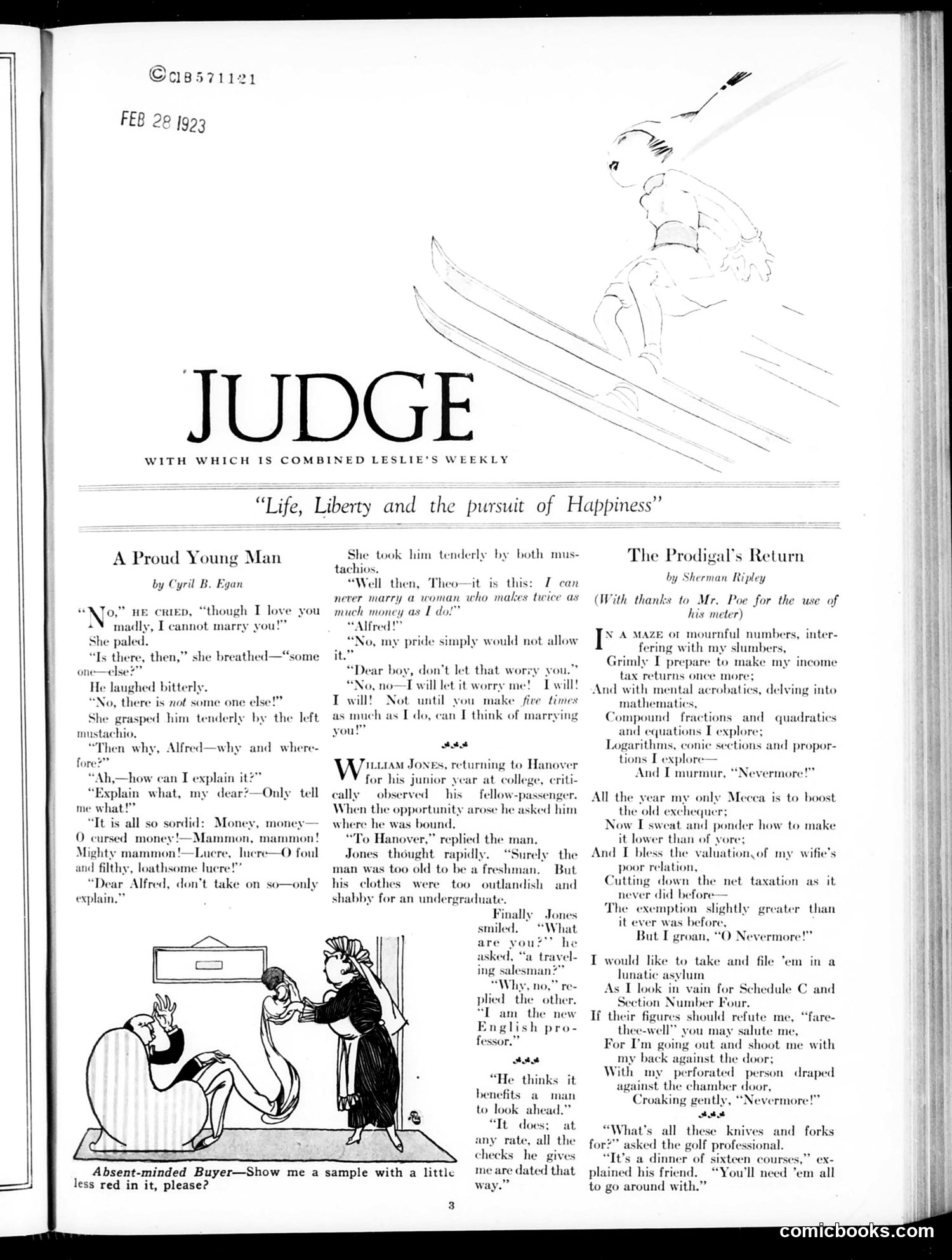 Judge — March 3, 1923 — page 5: Judge, 1923-03-03