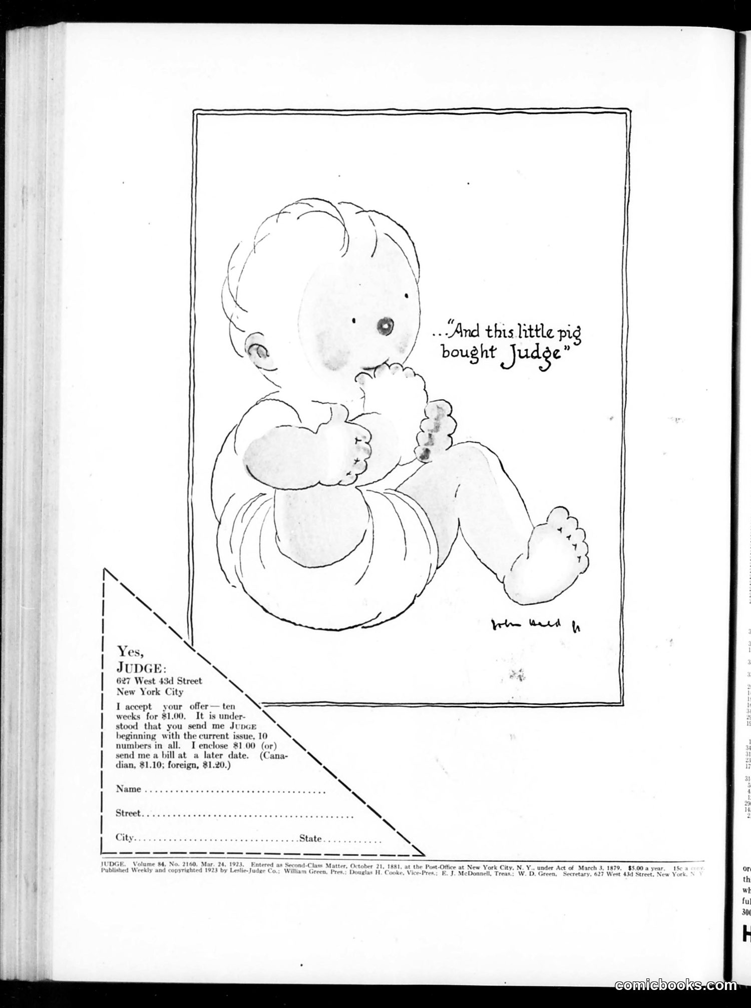 Judge — March 24, 1923 — page 2: Judge, 1923-03-24
