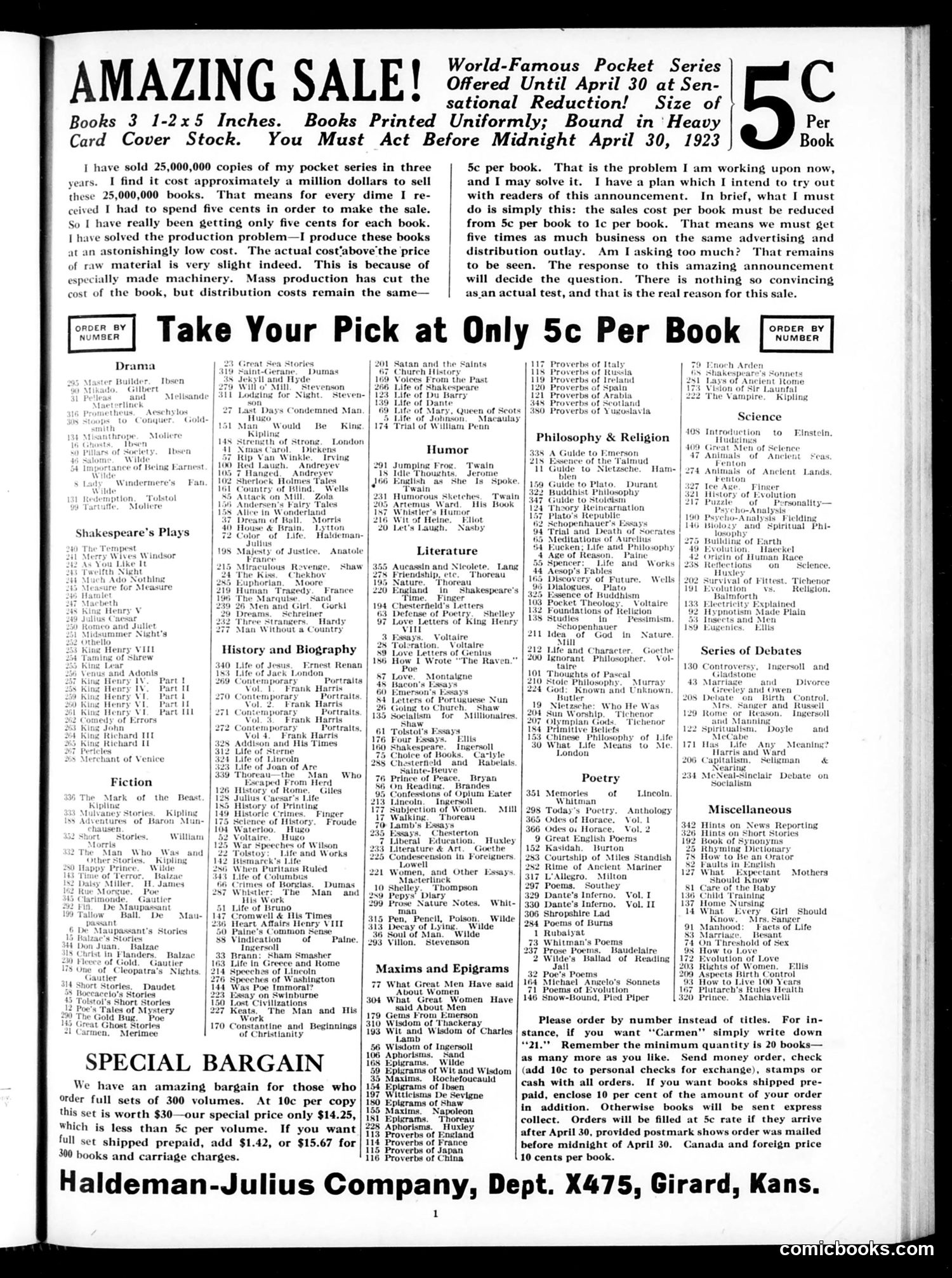 Judge — March 24, 1923 — page 3: Judge, 1923-03-24