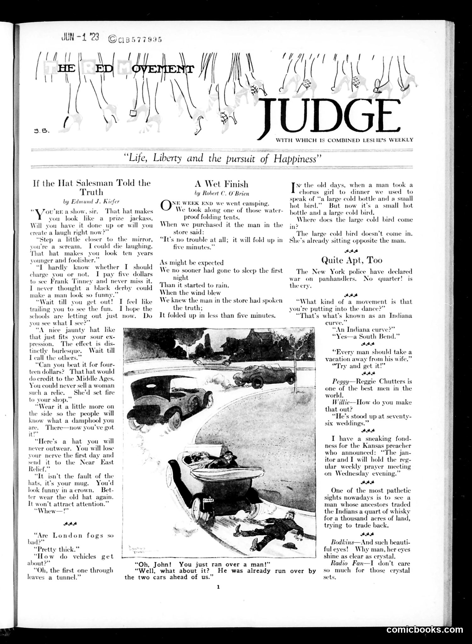 Judge — June 2, 1923 — page 3: Judge, 1923-06-02