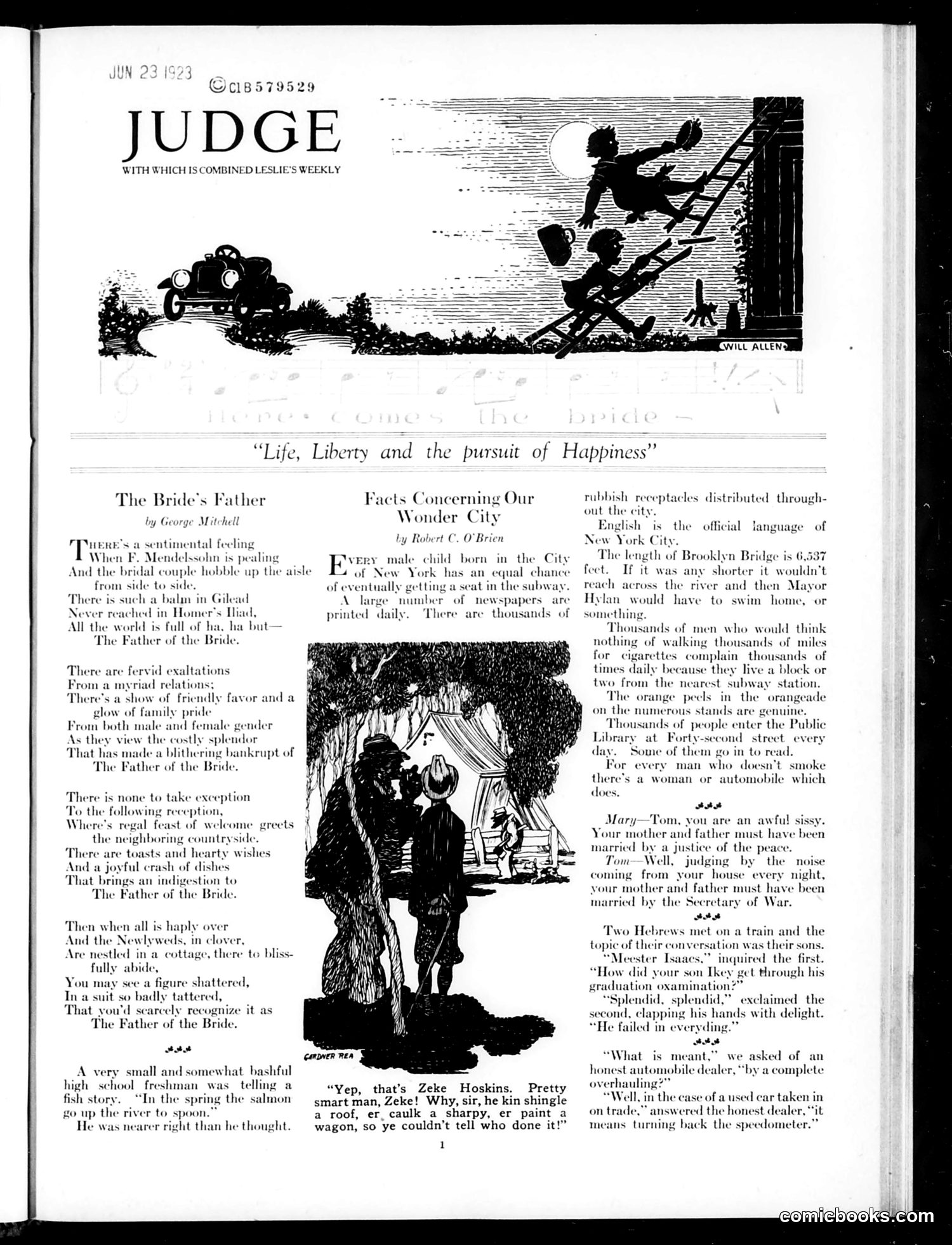 Judge — June 23, 1923 — page 3: Judge, 1923-06-23