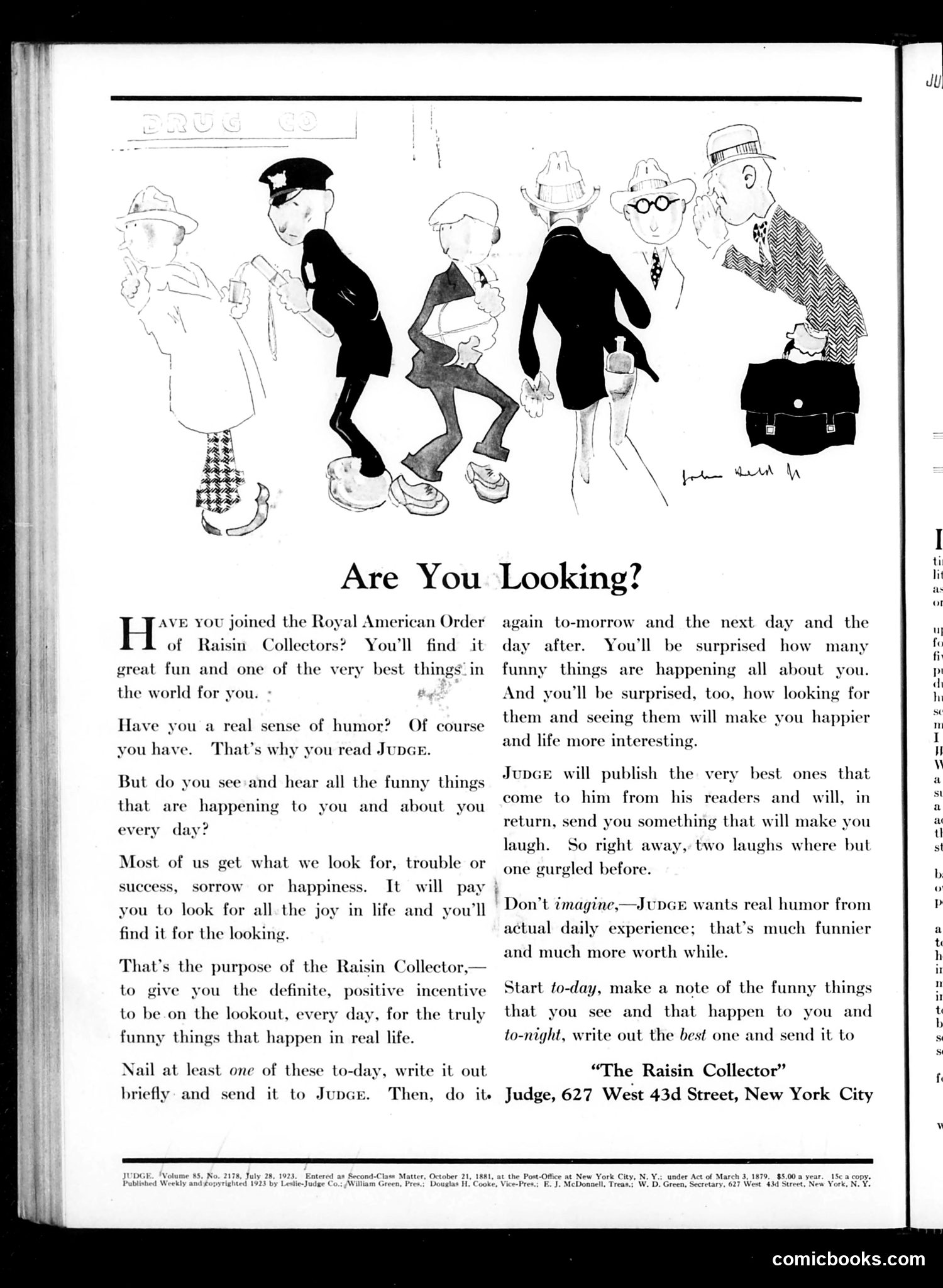 Judge — July 28, 1923 — page 2: Judge, 1923-07-28