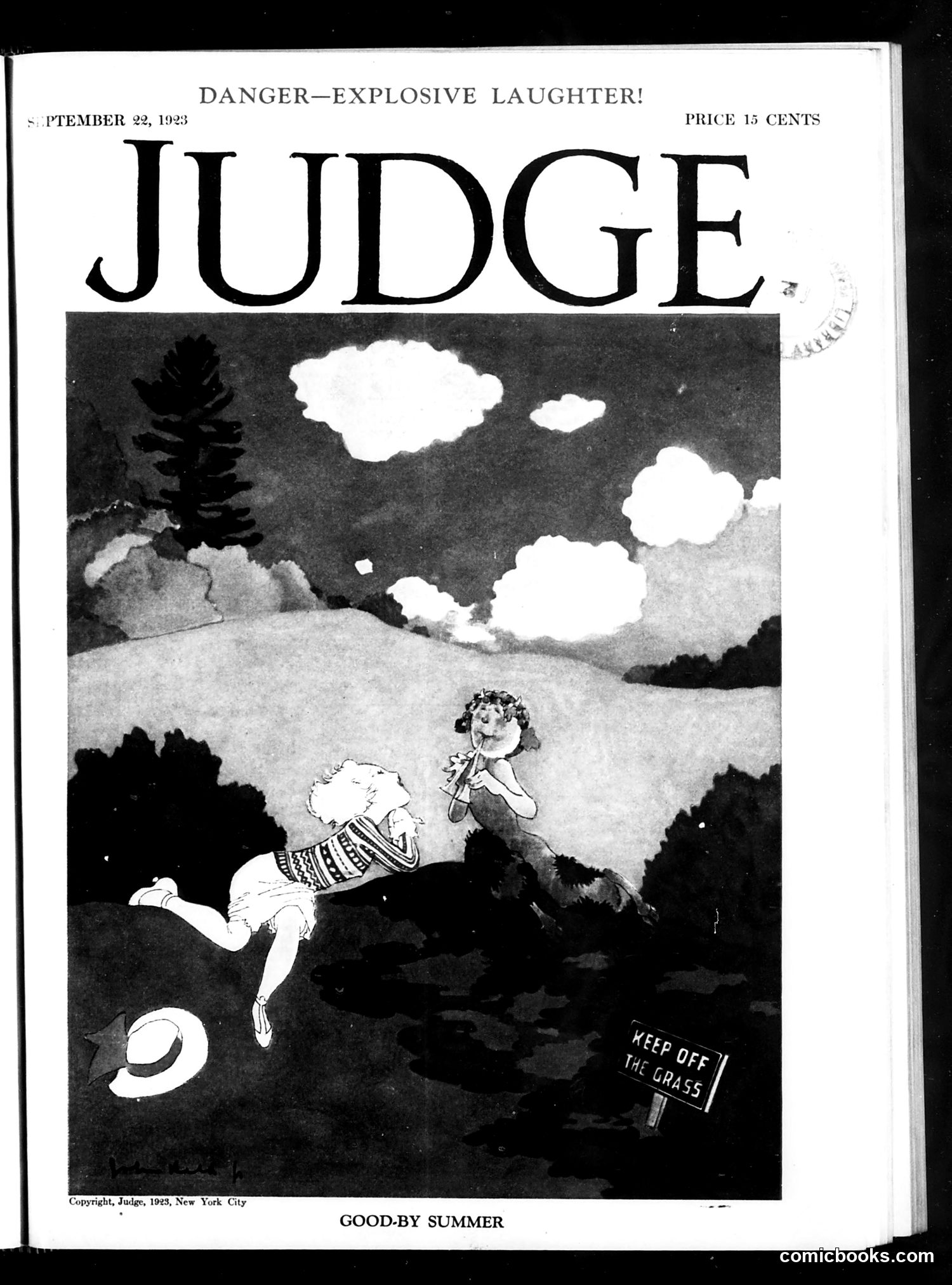 Judge — September 22, 1923 — page 1: Judge, 1923-09-22