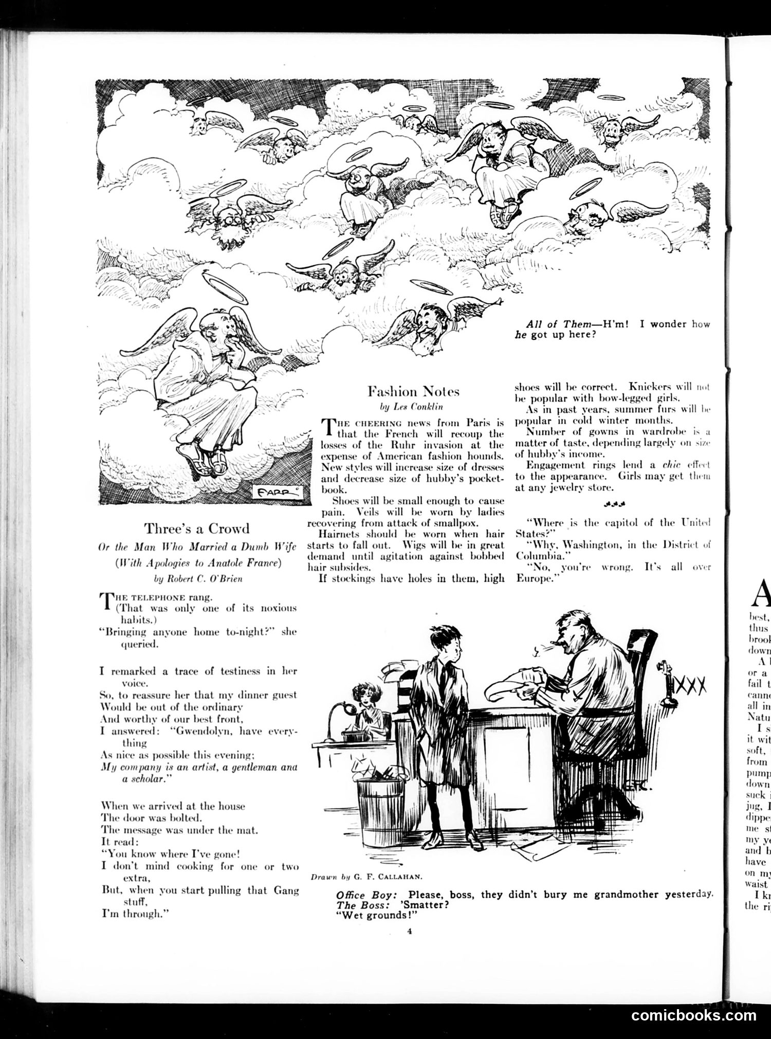 Judge — September 22, 1923 — page 6: Judge, 1923-09-22