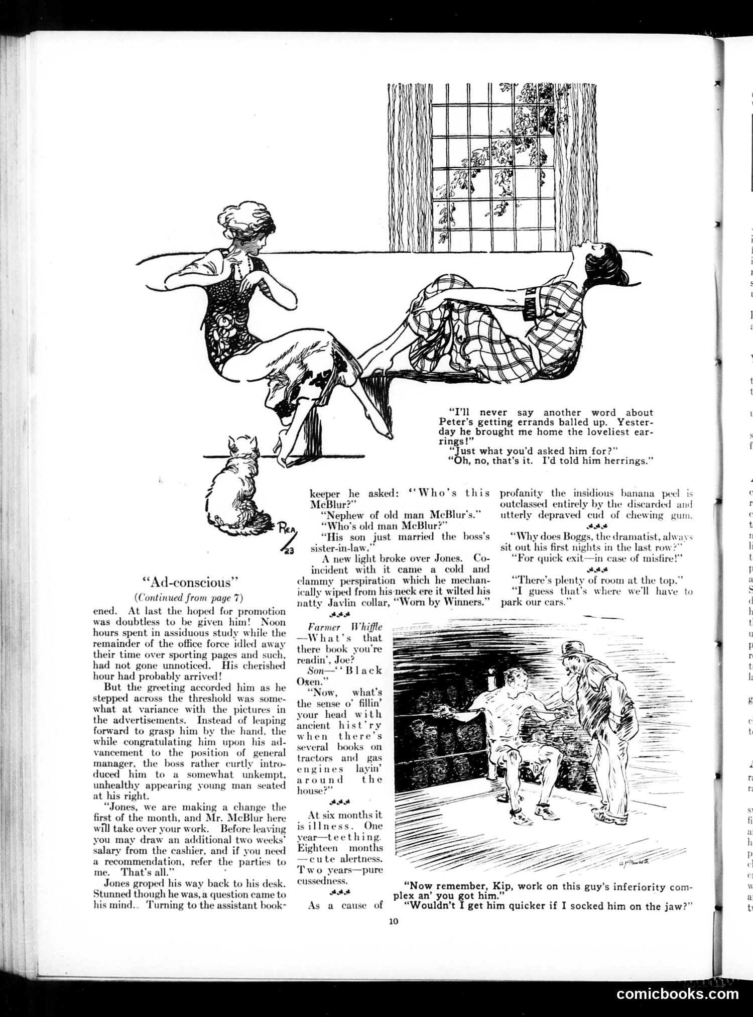 Judge — September 29, 1923 — page 12: Judge, 1923-09-29