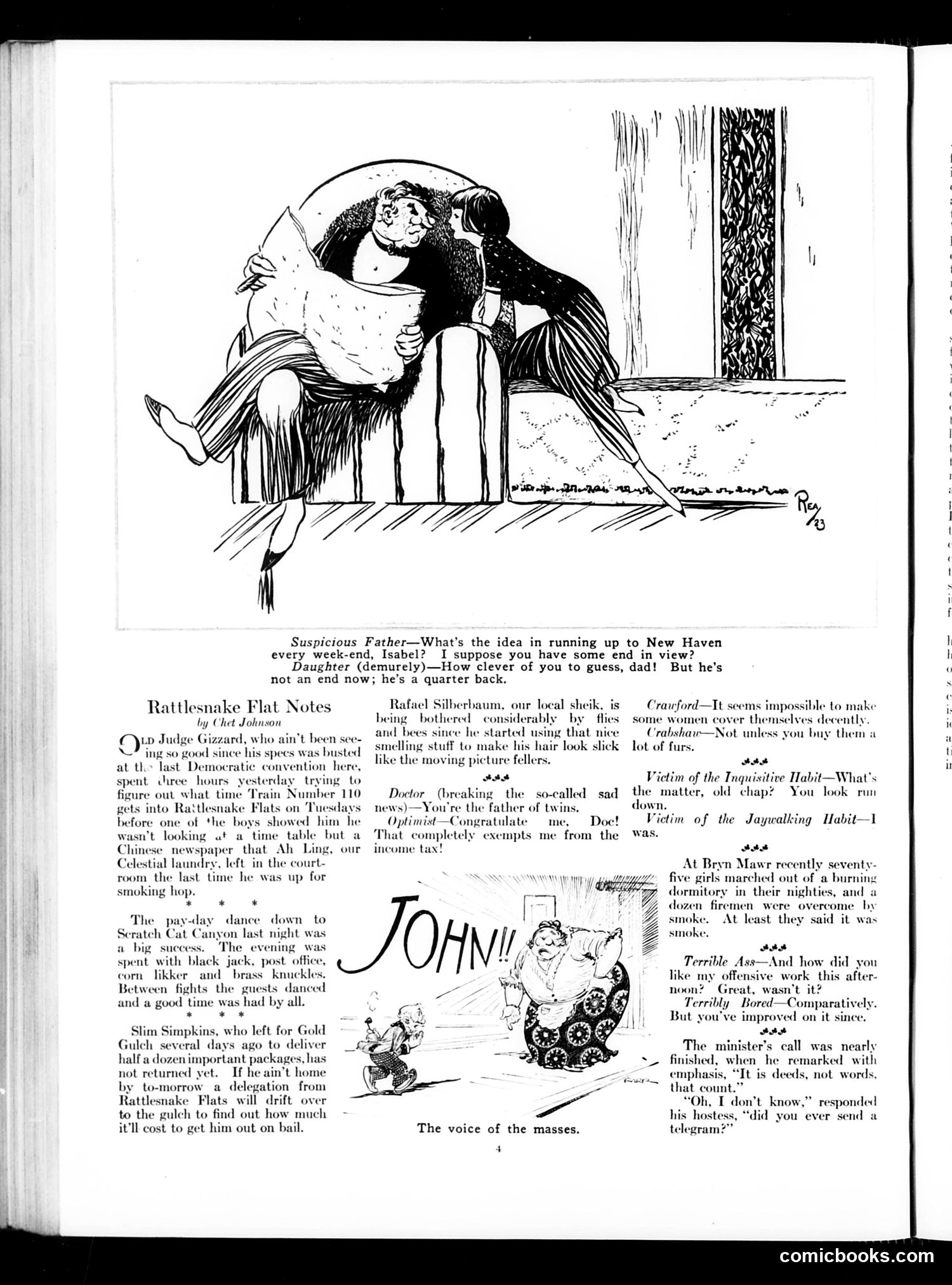 Judge — November 10, 1923 — page 6: Judge, 1923-11-10