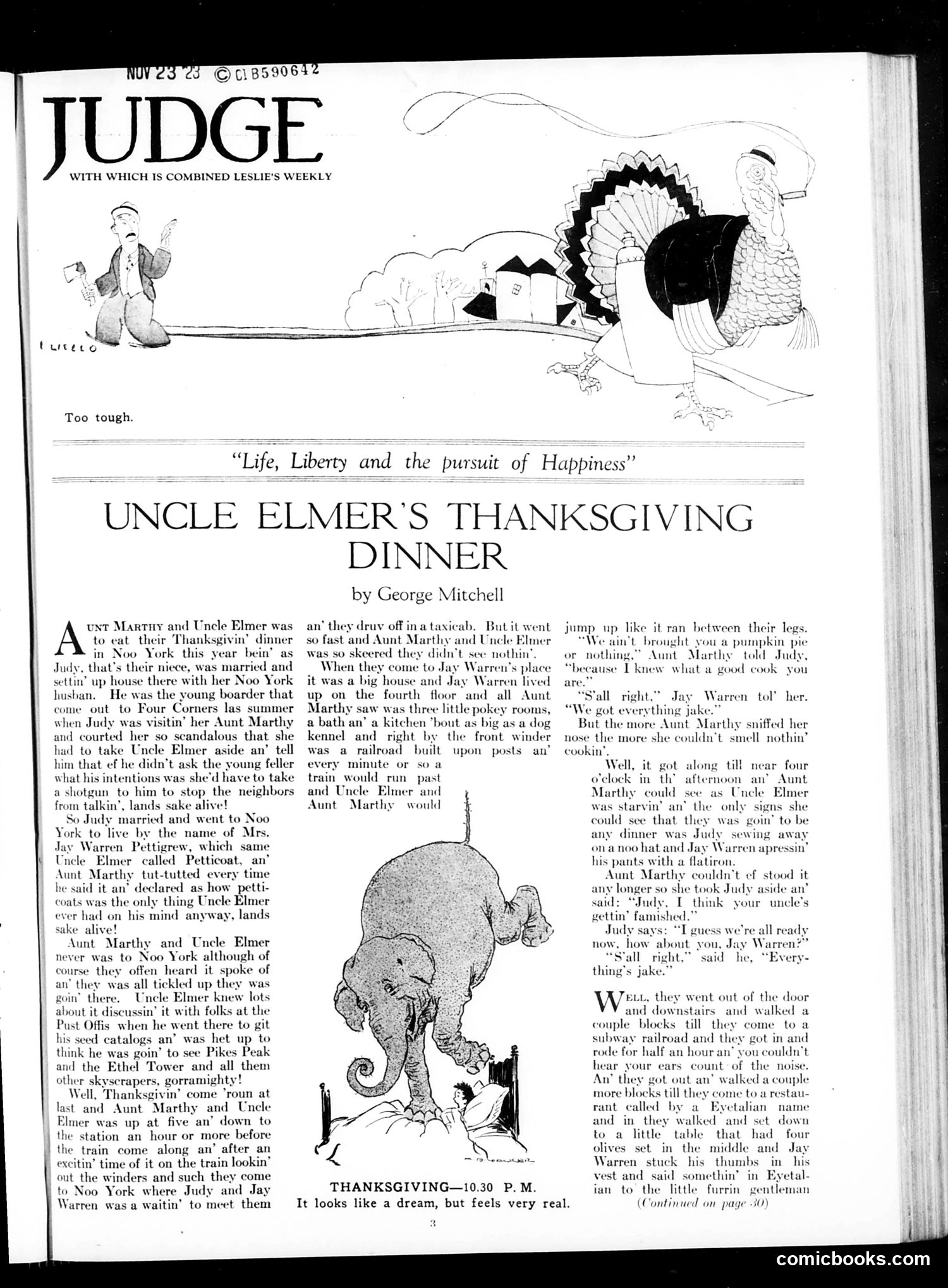 Judge — November 24, 1923 — page 5: Judge, 1923-11-24