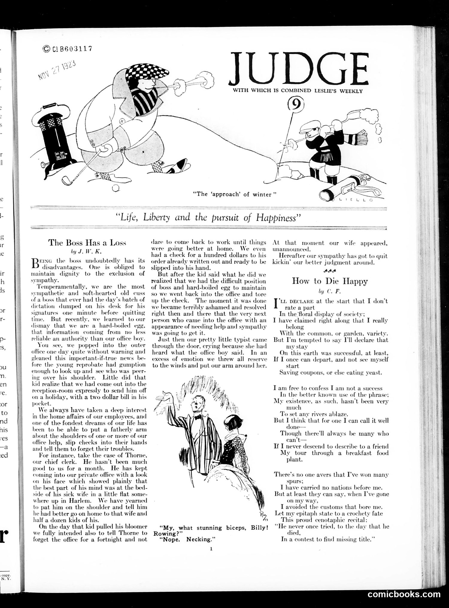 Judge — December 1, 1923 — page 3: Judge, 1923-12-01
