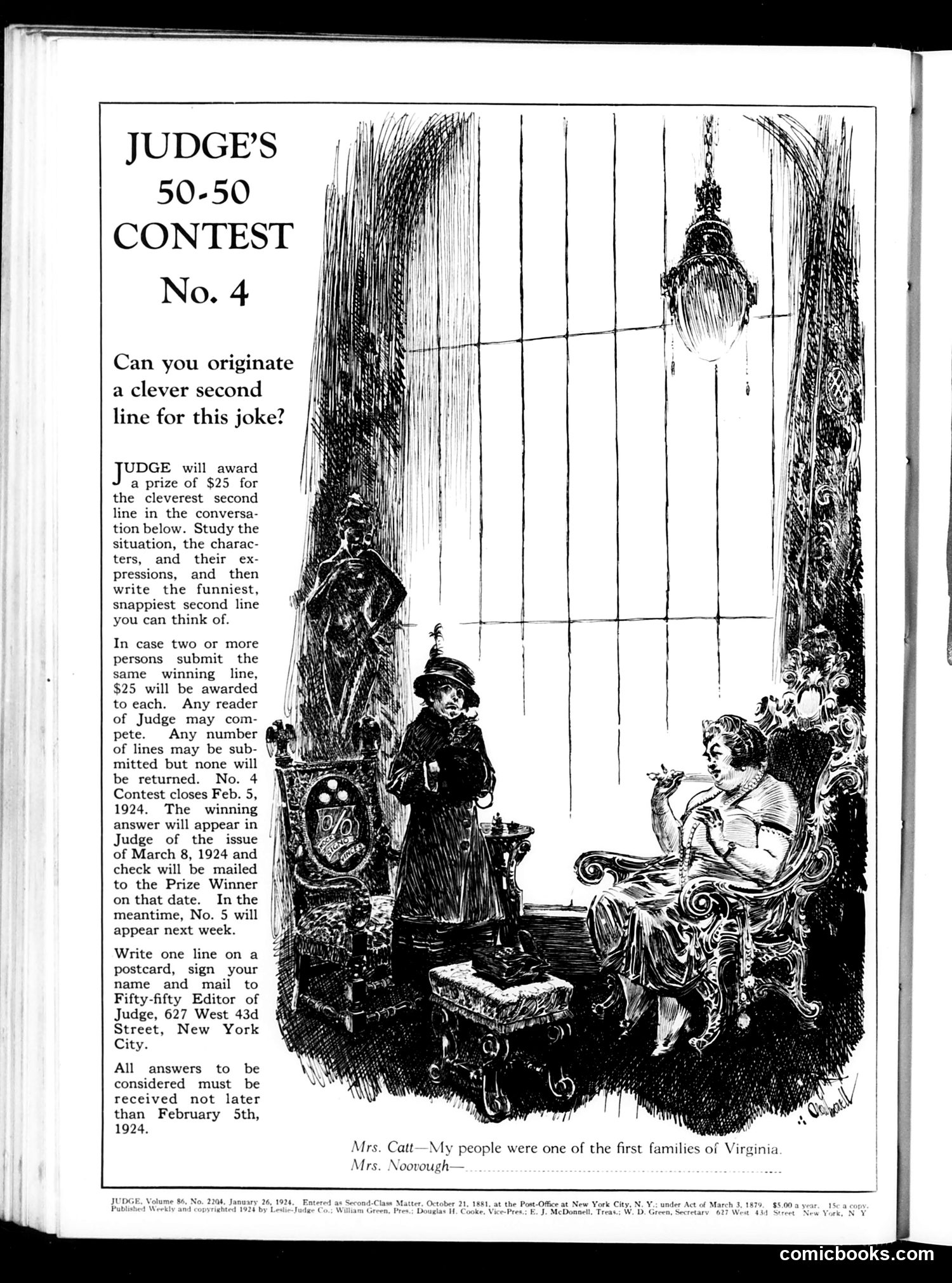 Judge — January 26, 1924 — page 2: Judge, 1924-01-26