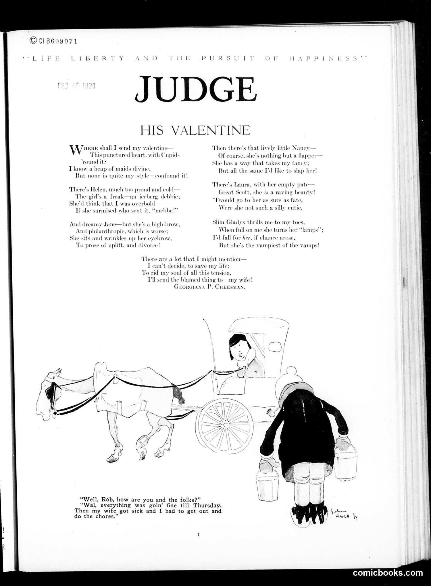 Judge — February 16, 1924 — page 3: Judge, 1924-02-16