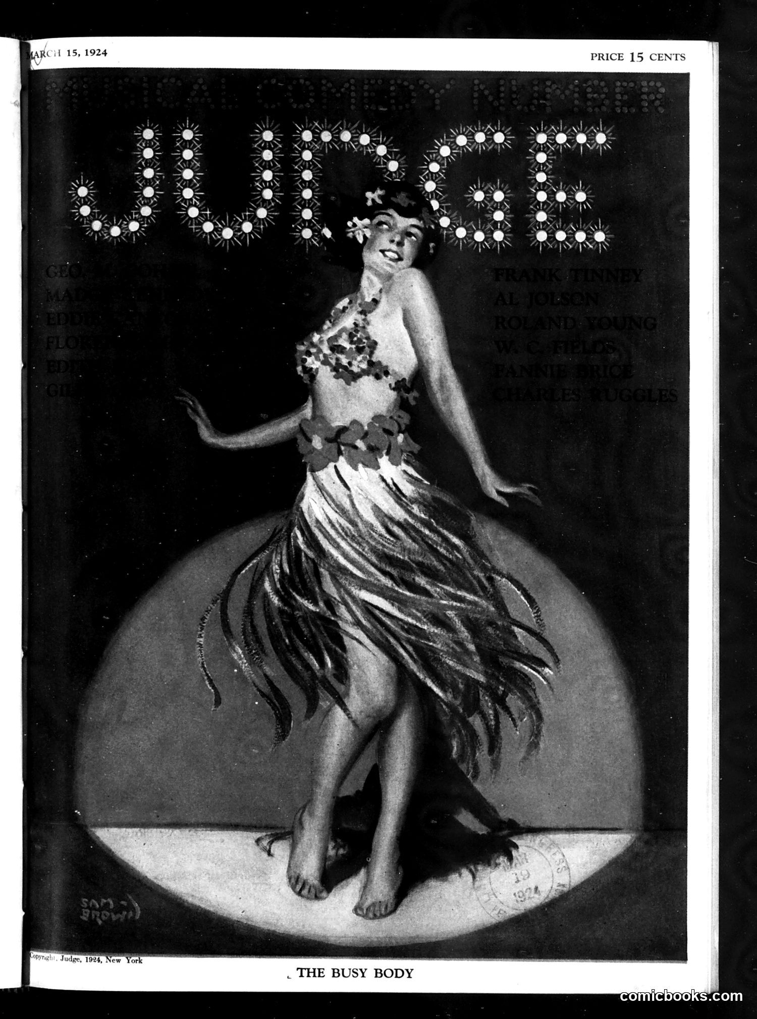 Judge — March 15, 1924 — page 1: Judge, 1924-03-15