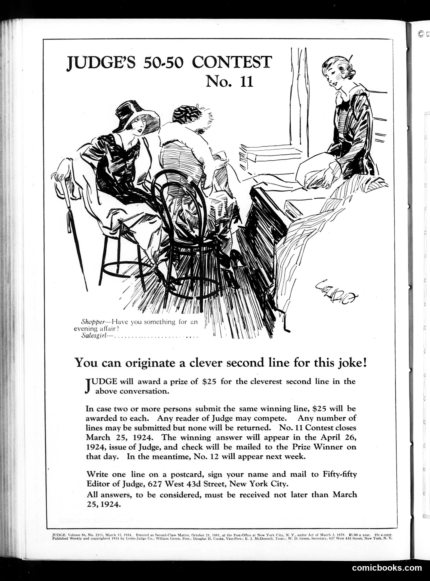 Judge — March 15, 1924 — page 2: Judge, 1924-03-15