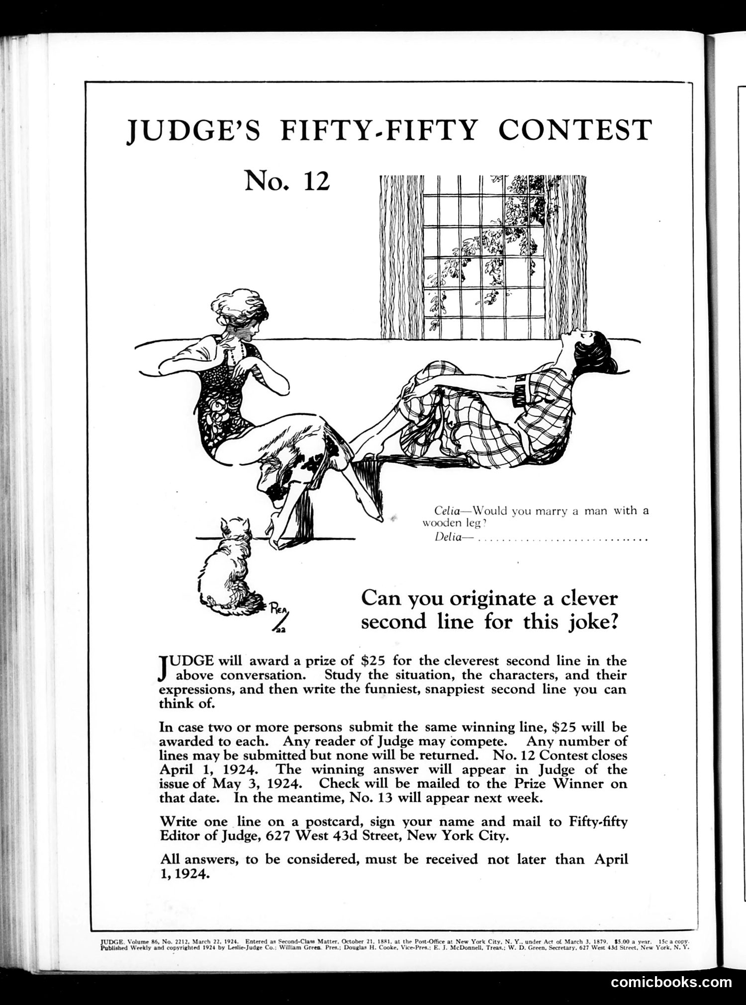 Judge — March 22, 1924 — page 2: Judge, 1924-03-22
