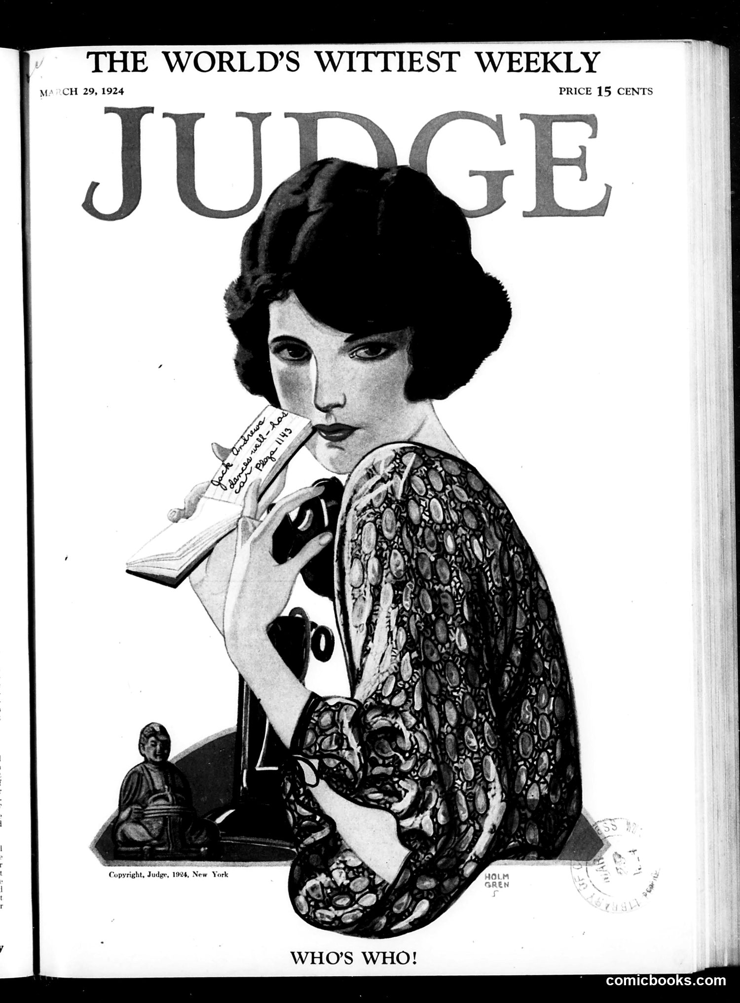 Judge — March 29, 1924 — page 1: Judge, 1924-03-29