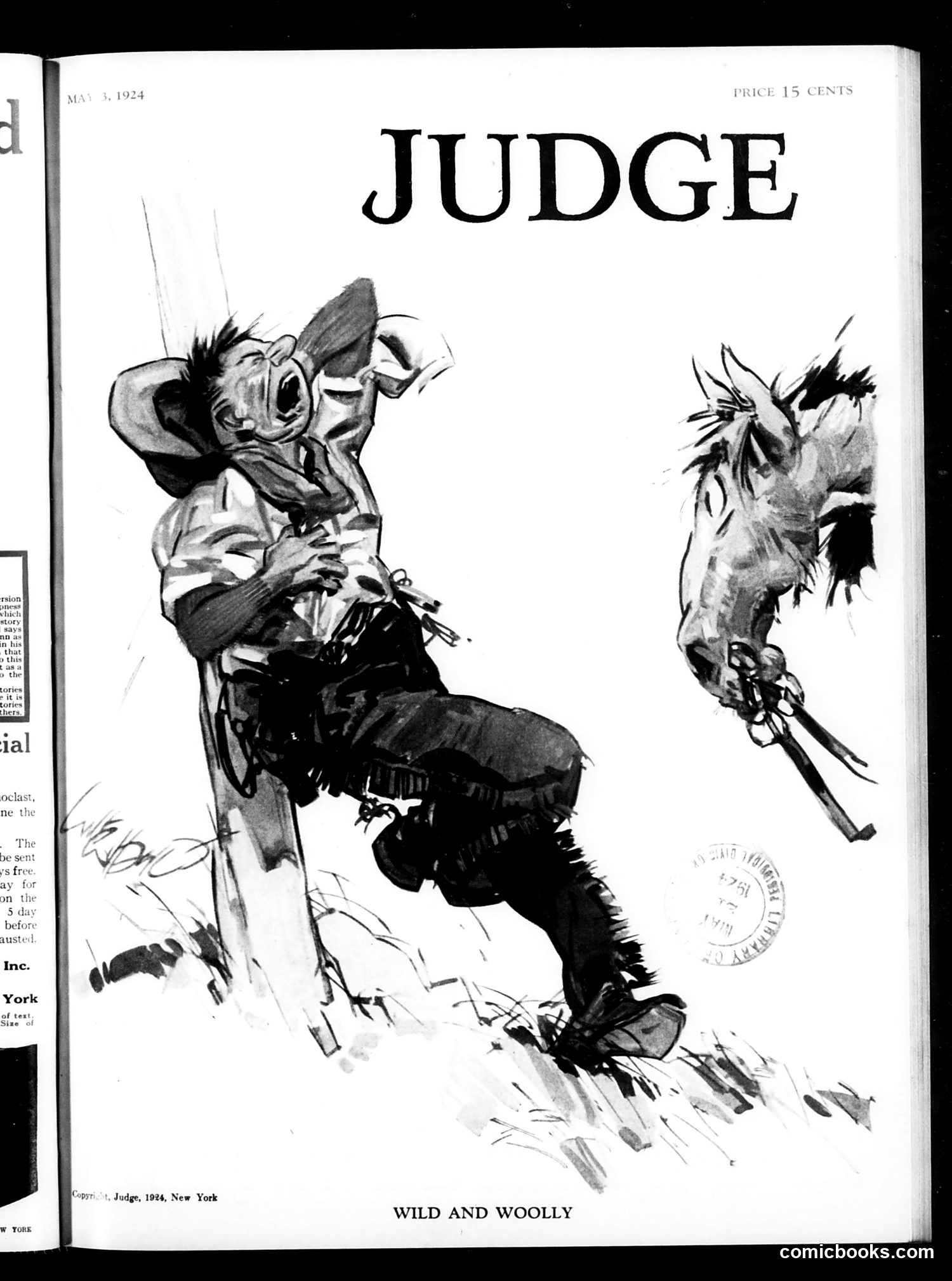 Judge — May 3, 1924 — page 1: Judge, 1924-05-03