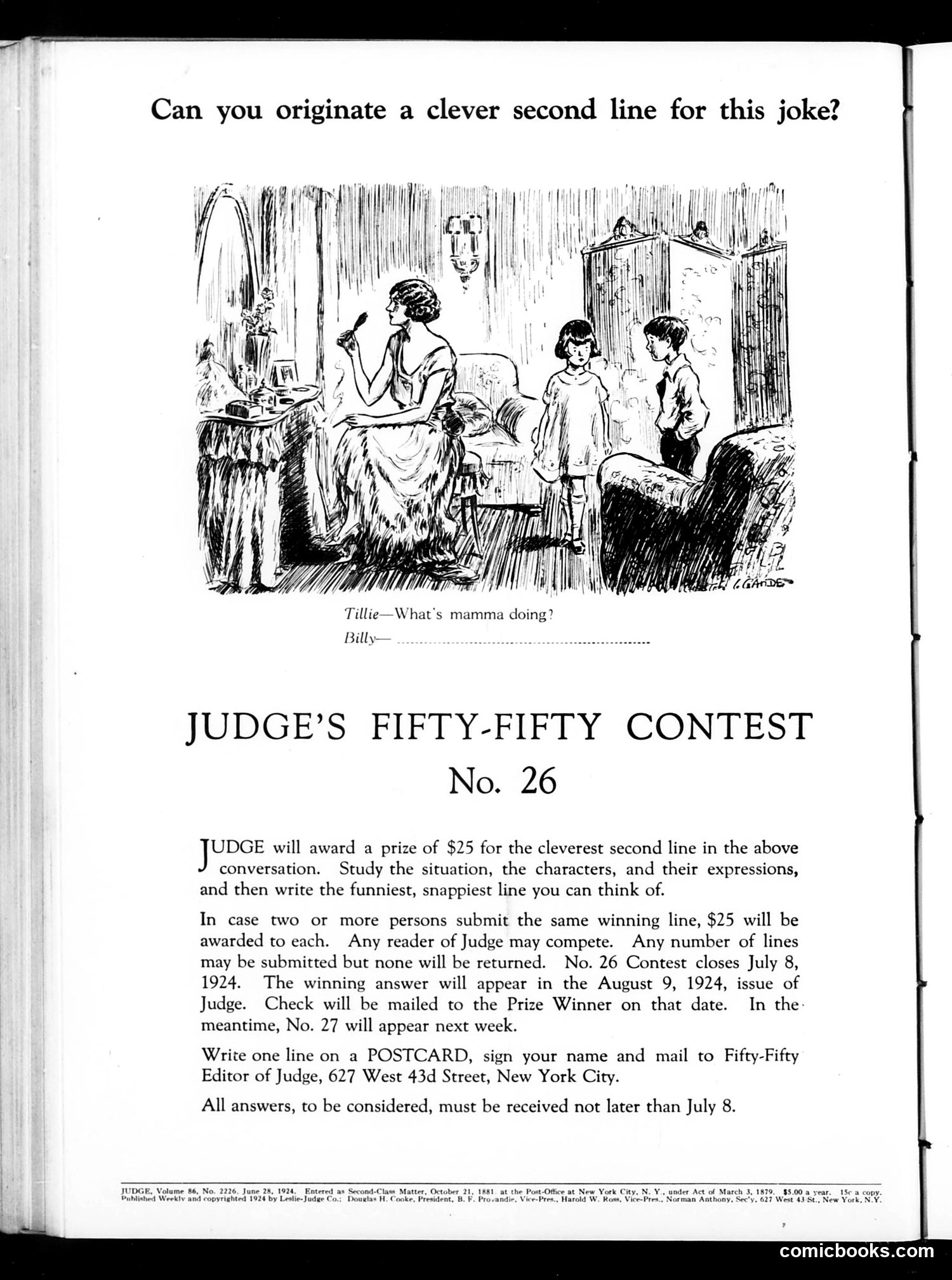 Judge — June 28, 1924 — page 2: Judge, 1924-06-28
