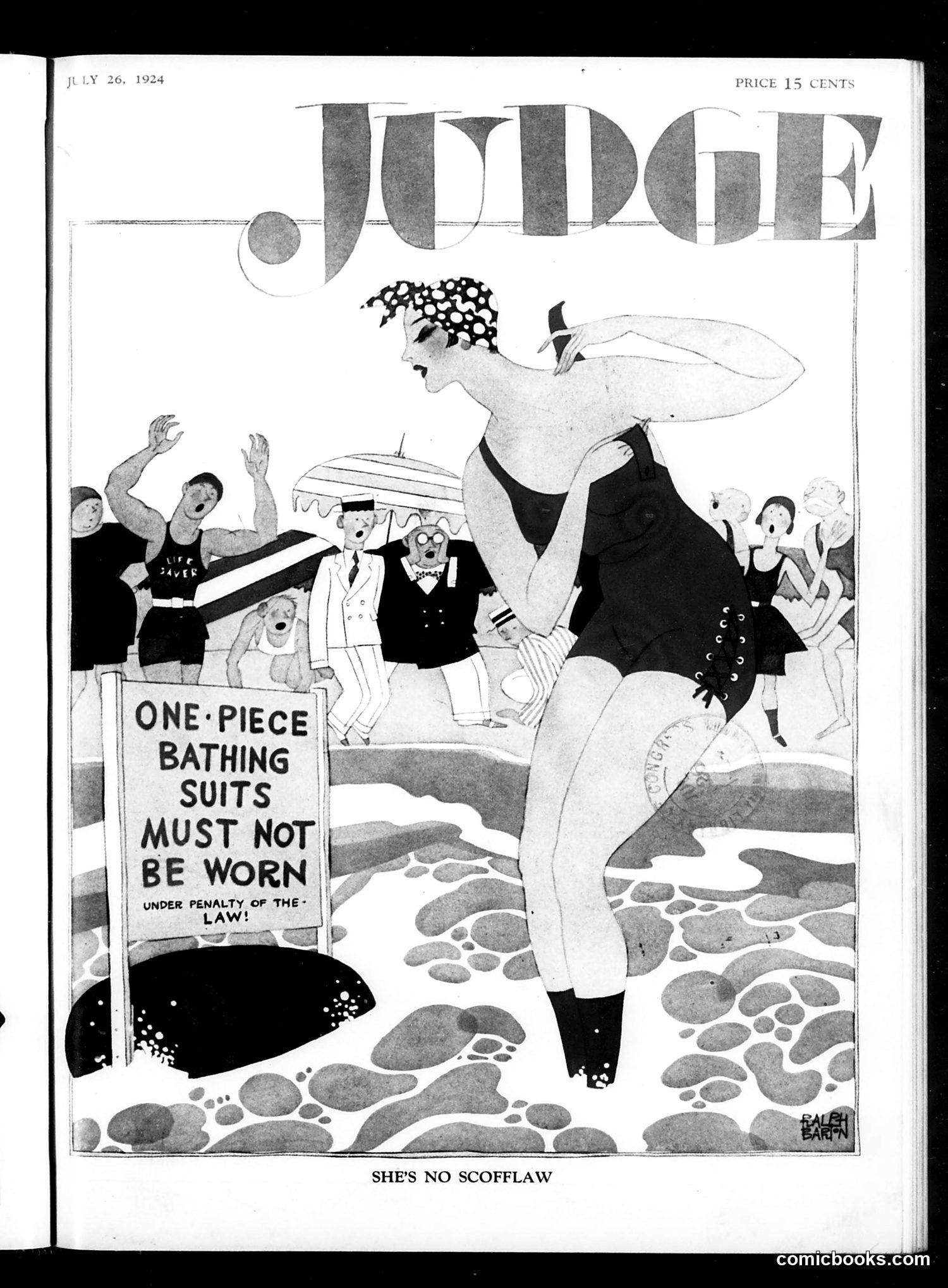 Judge — July 26, 1924 — page 1: Judge, 1924-07-26