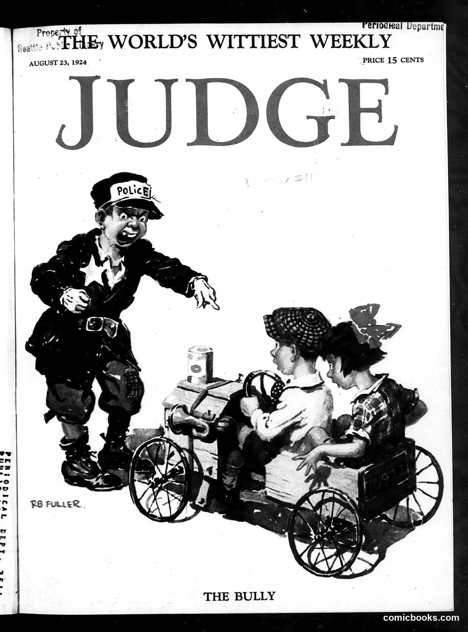 Judge — August 23, 1924 — page 1: Judge, 1924-08-23