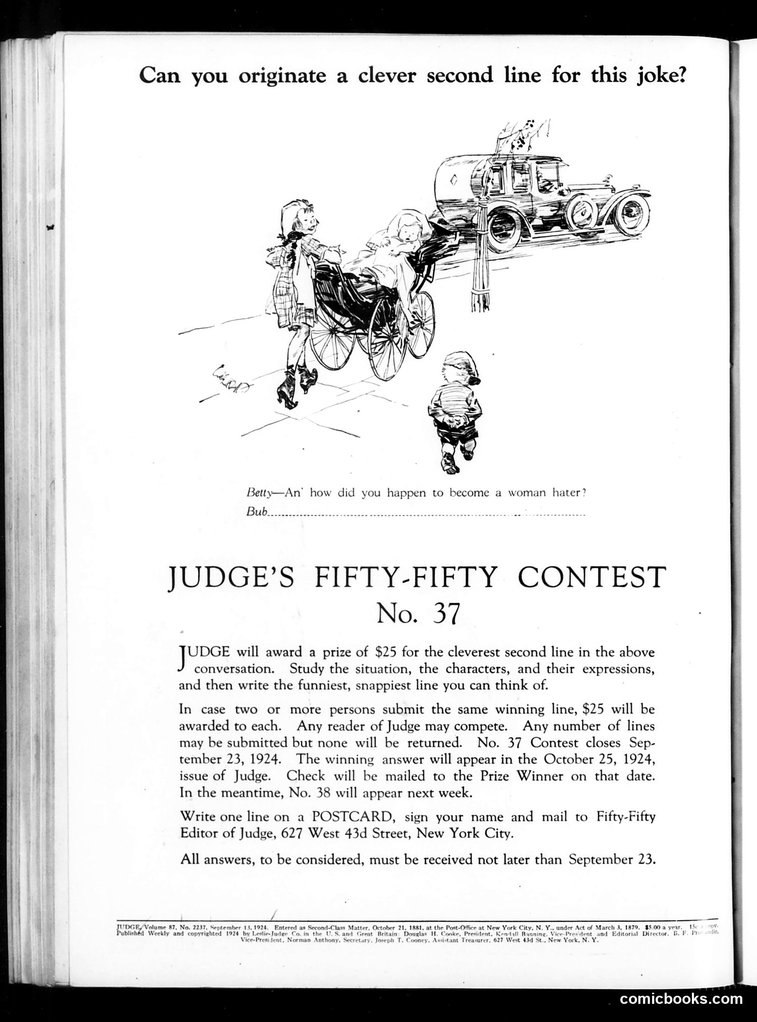 Judge — September 13, 1924 — page 2: Judge, 1924-09-13
