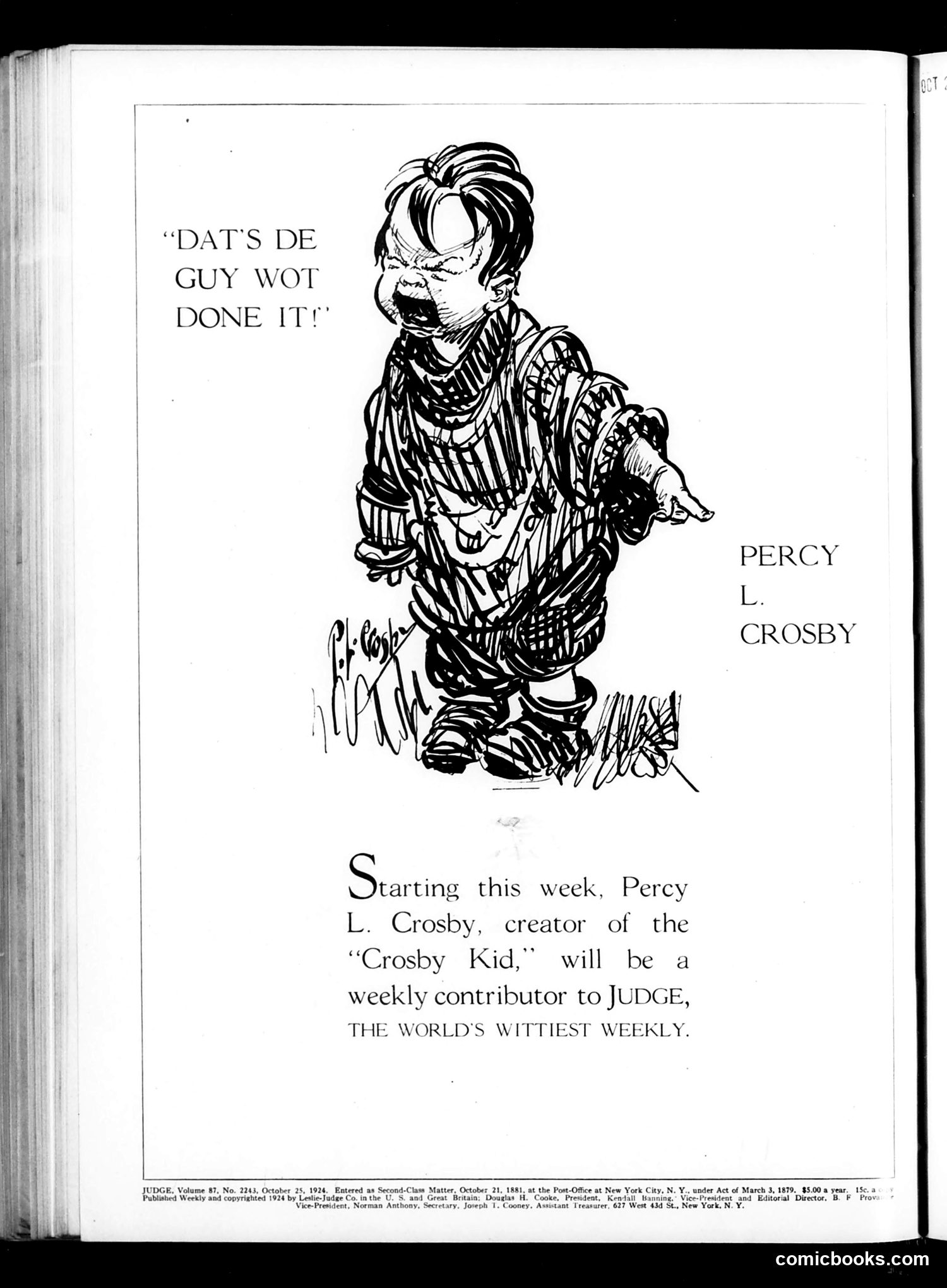 Judge — October 18, 1924 — page 2: Judge, 1924-10-18