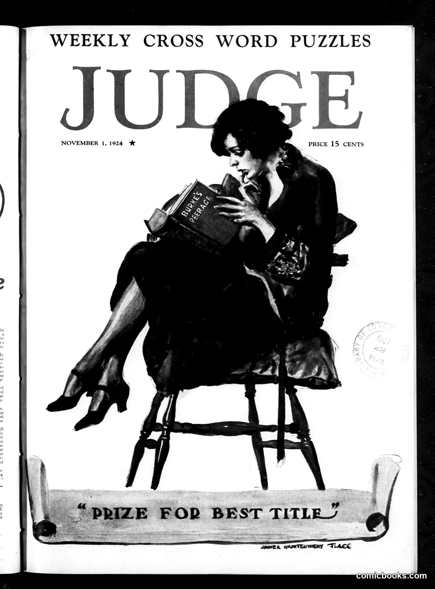 Judge — October 25, 1924 — page 1: Judge, 1924-10-25