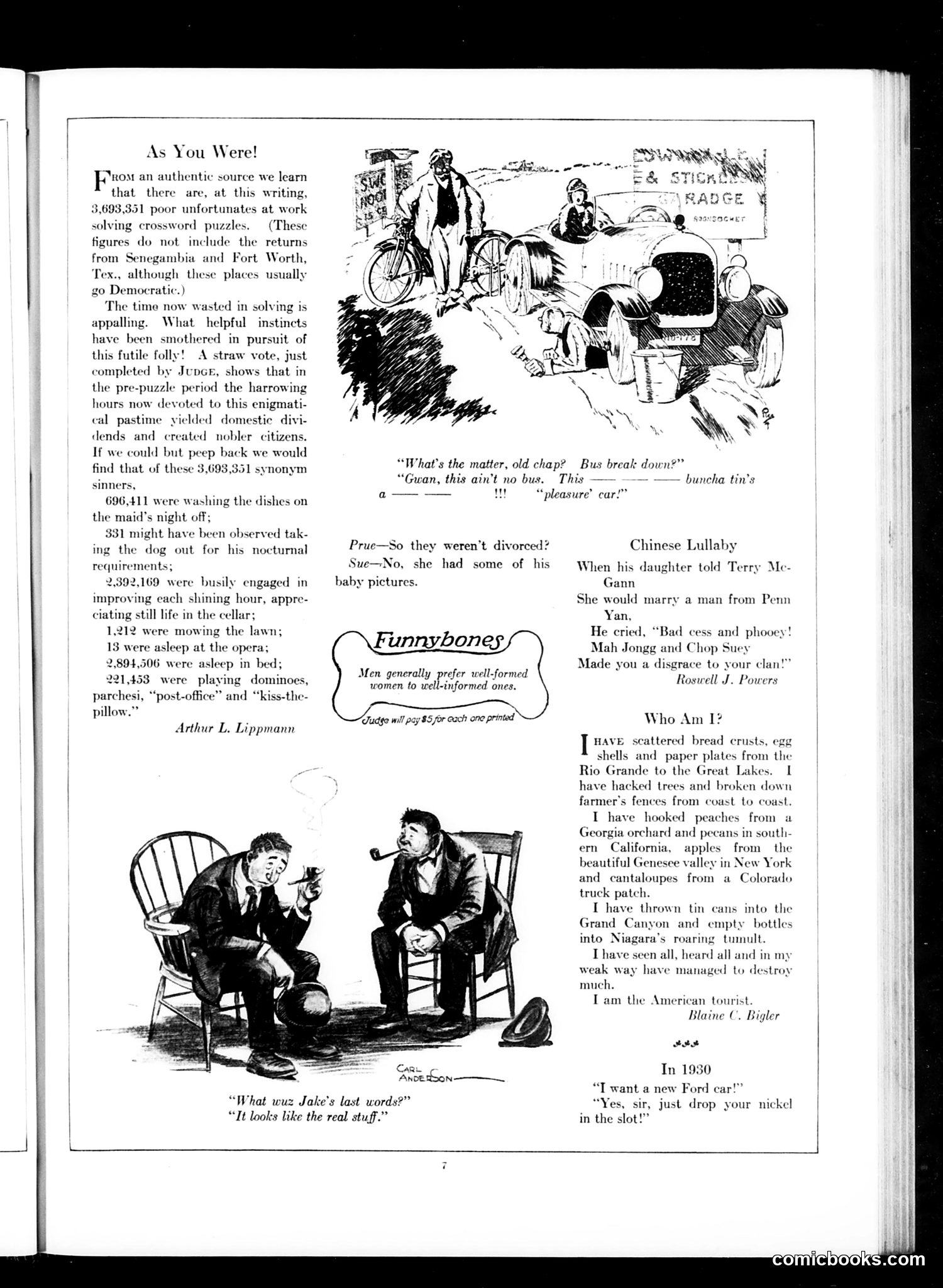 Judge — November 8, 1924 — page 9: Judge, 1924-11-08