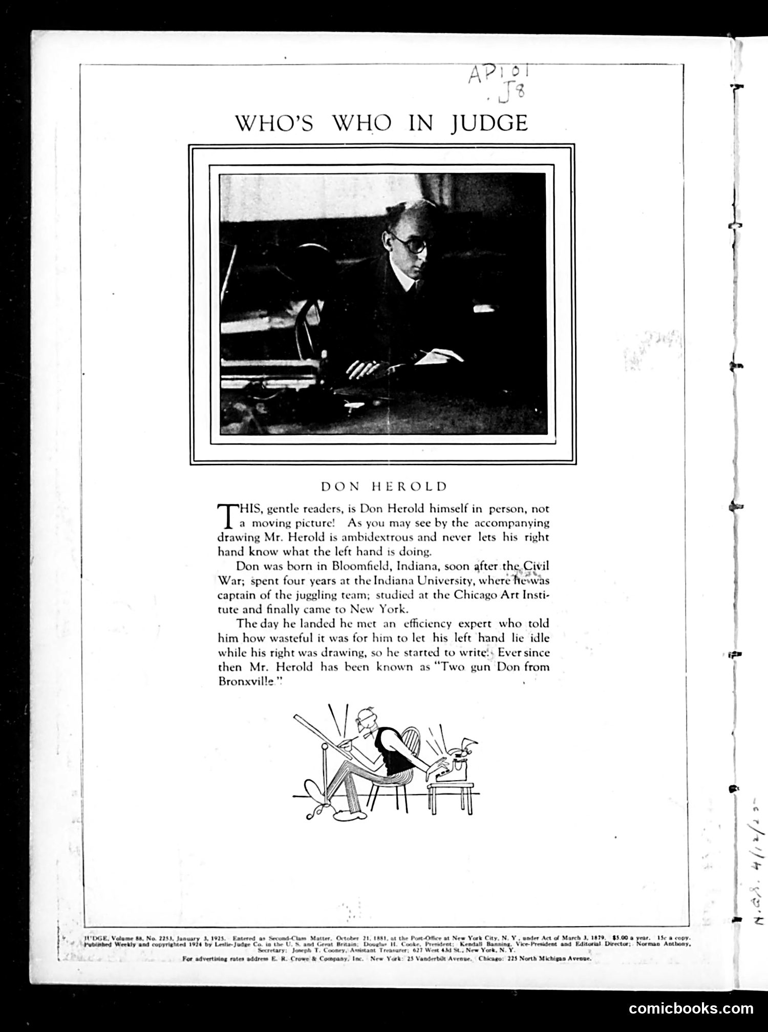 Judge — January 3, 1925 — page 2: Judge, 1925-01-03