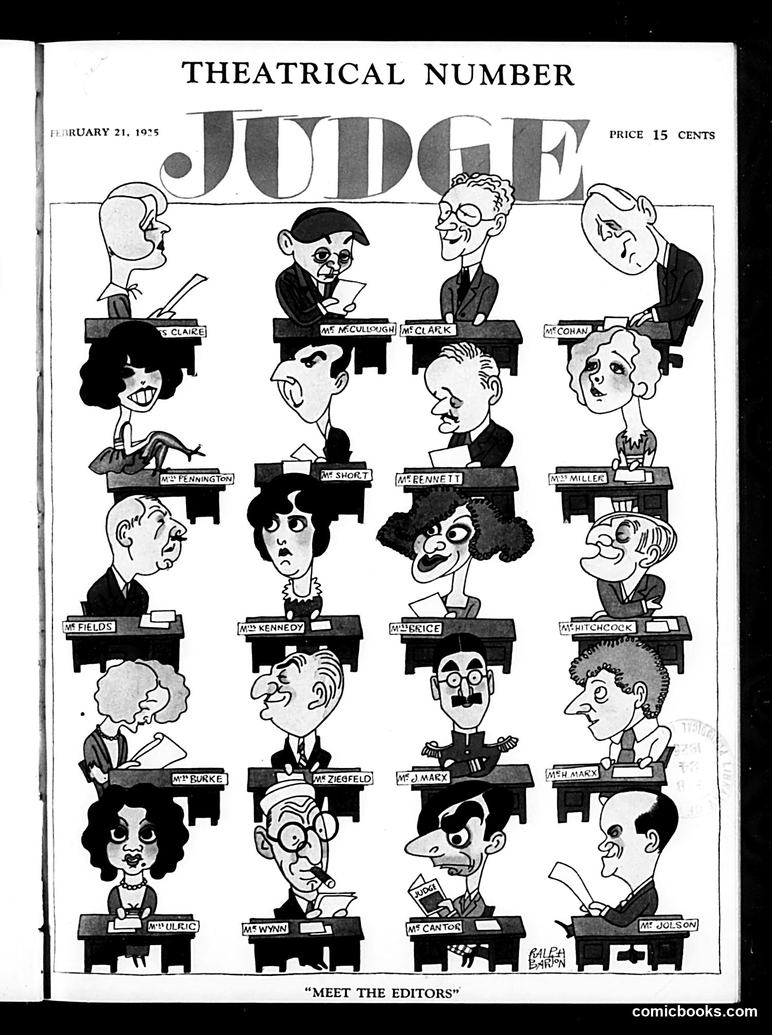 Judge — February 21, 1925 — page 1: Judge, 1925-02-21